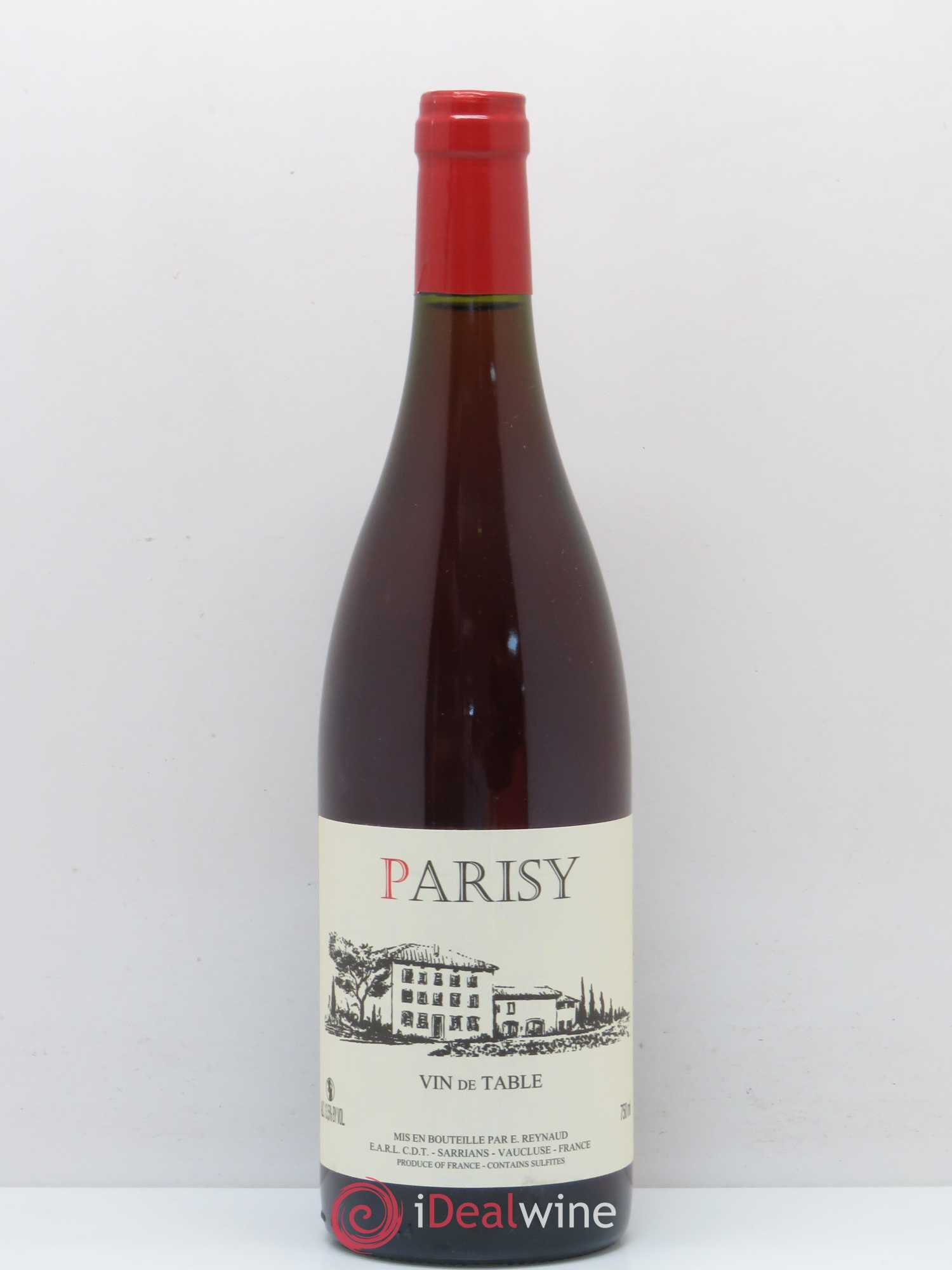 Vin de Table Parisy Emmanuel Reynaud - Lot de 1 bouteille - 0