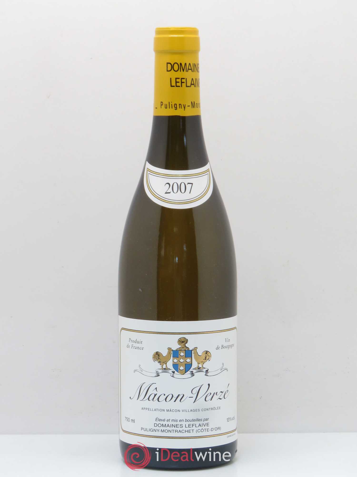 Mâcon Verzé Leflaive (Domaine) 2007 - Lot de 1 bouteille - 0