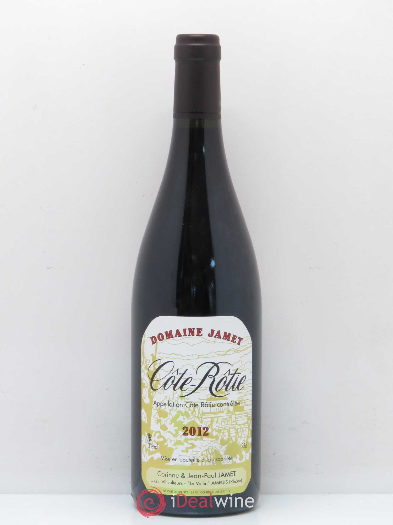 Côte-Rôtie Jamet (Domaine) 2012 - Lot de 1 bouteille - 0