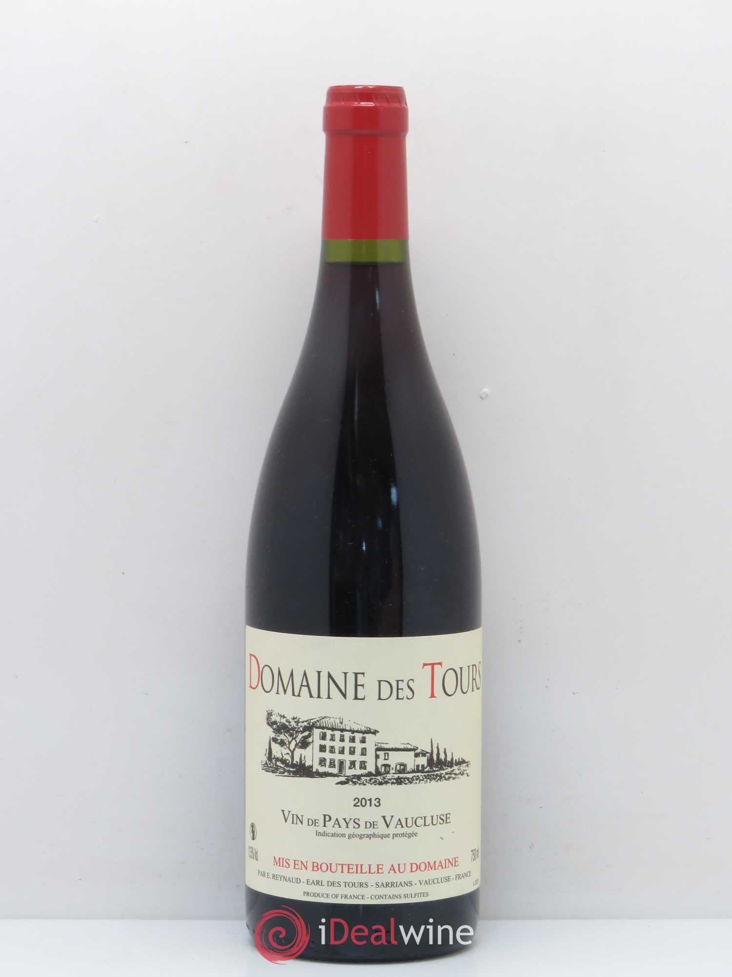 Vaucluse (Vin de Pays de Vaucluse) Domaine des Tours Emmanuel Reynaud 2013 - Lot de 1 bouteille - 0
