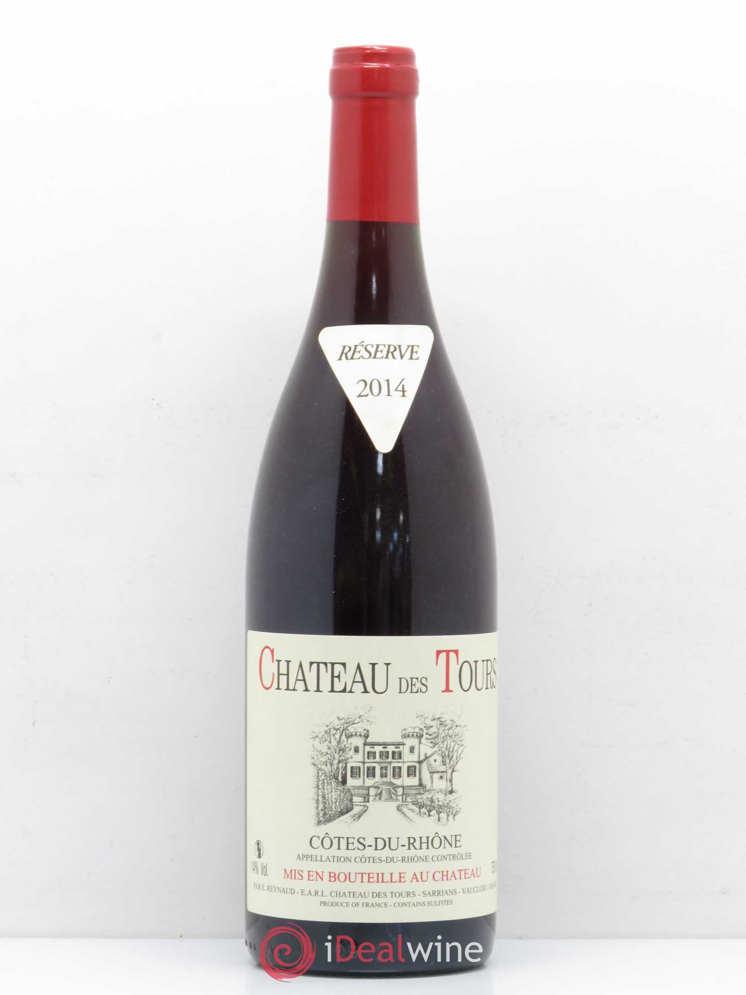 Côtes-du-Rhône Château des Tours Emmanuel Reynaud 2014 - Lot de 1 bouteille - 0