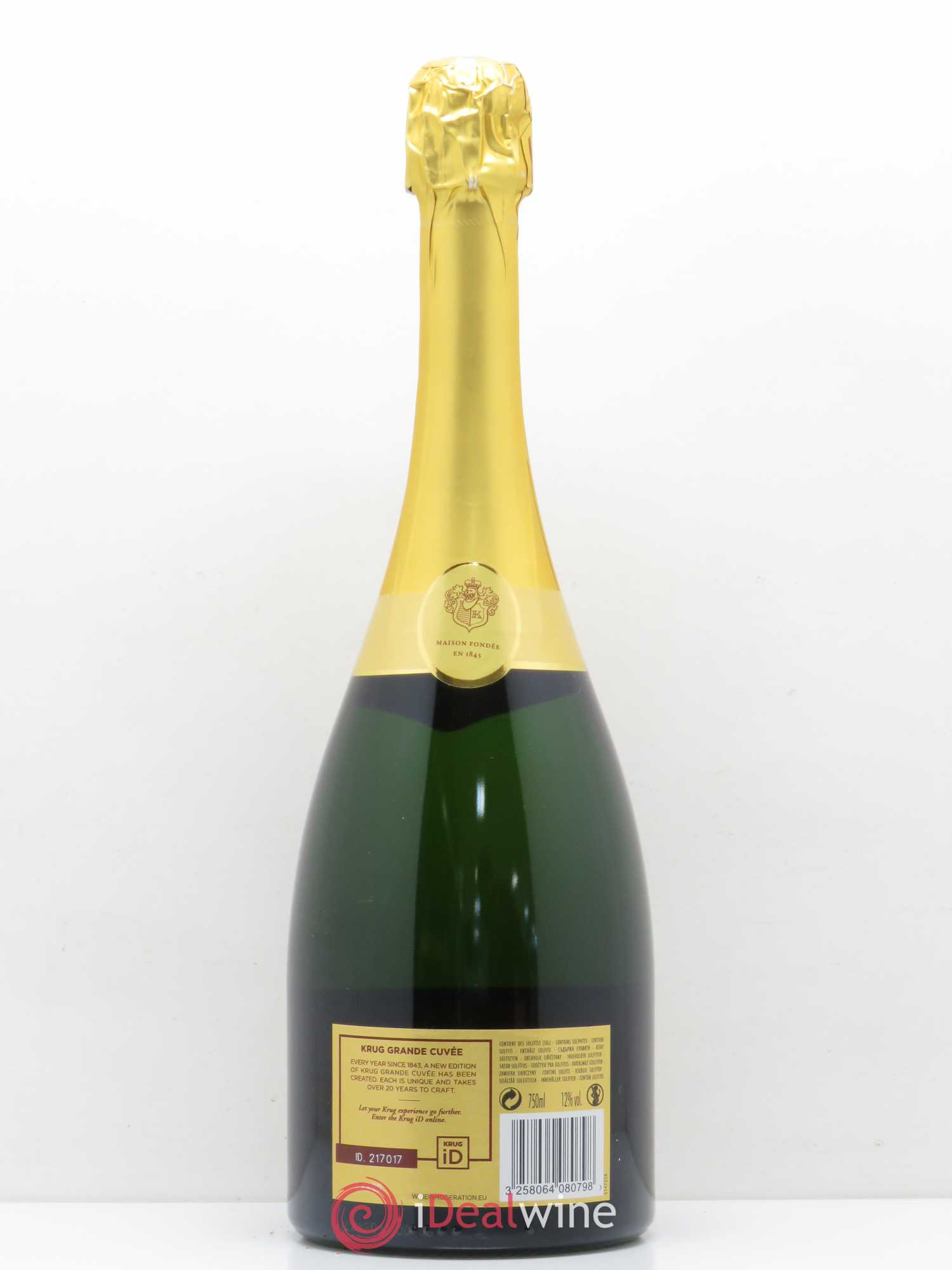 Grande Cuvée Brut Krug 166ème édition - Lot de 1 bouteille - 1