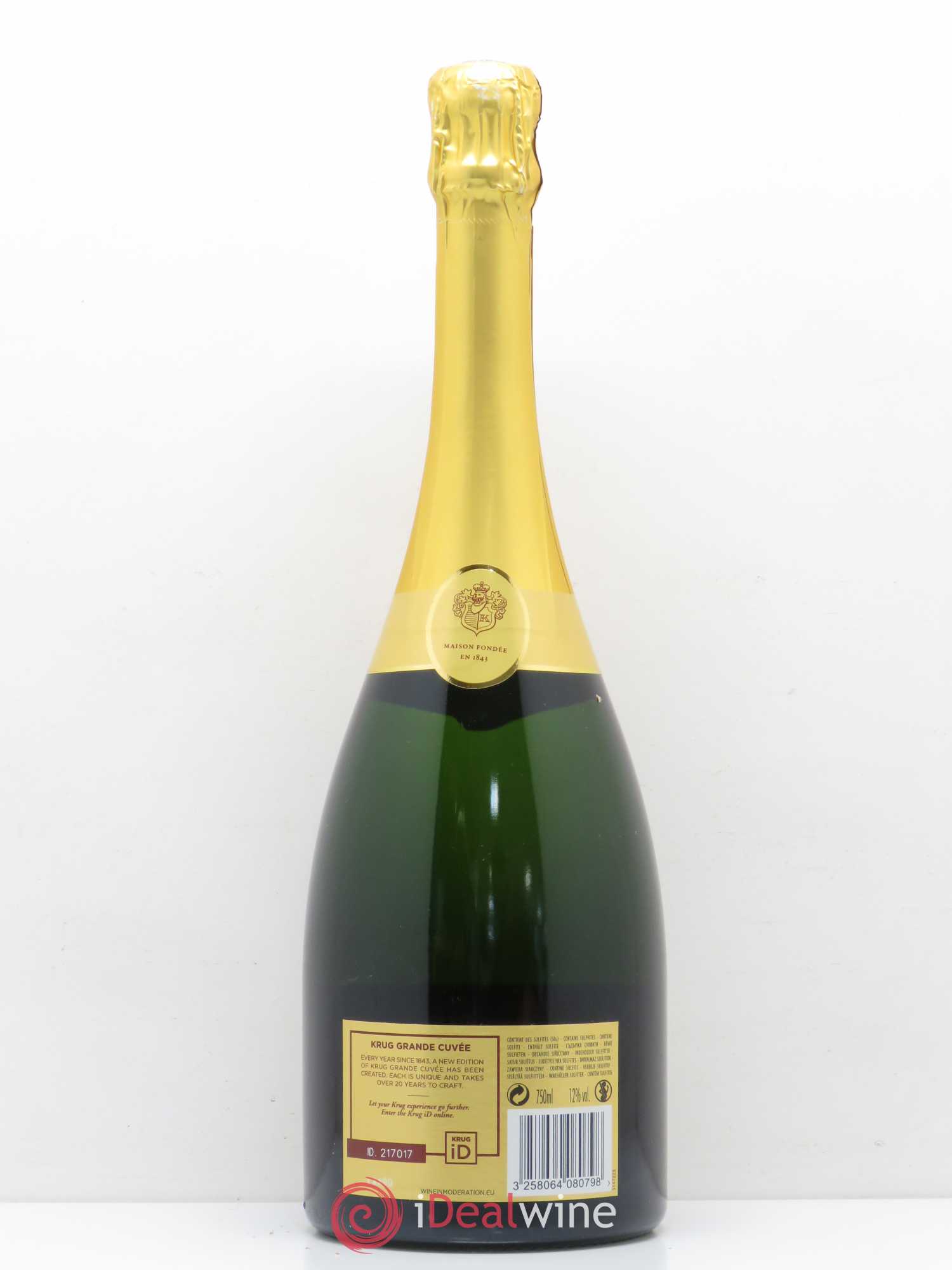 Grande Cuvée Brut Krug 166ème édition - Lot de 1 bouteille - 1