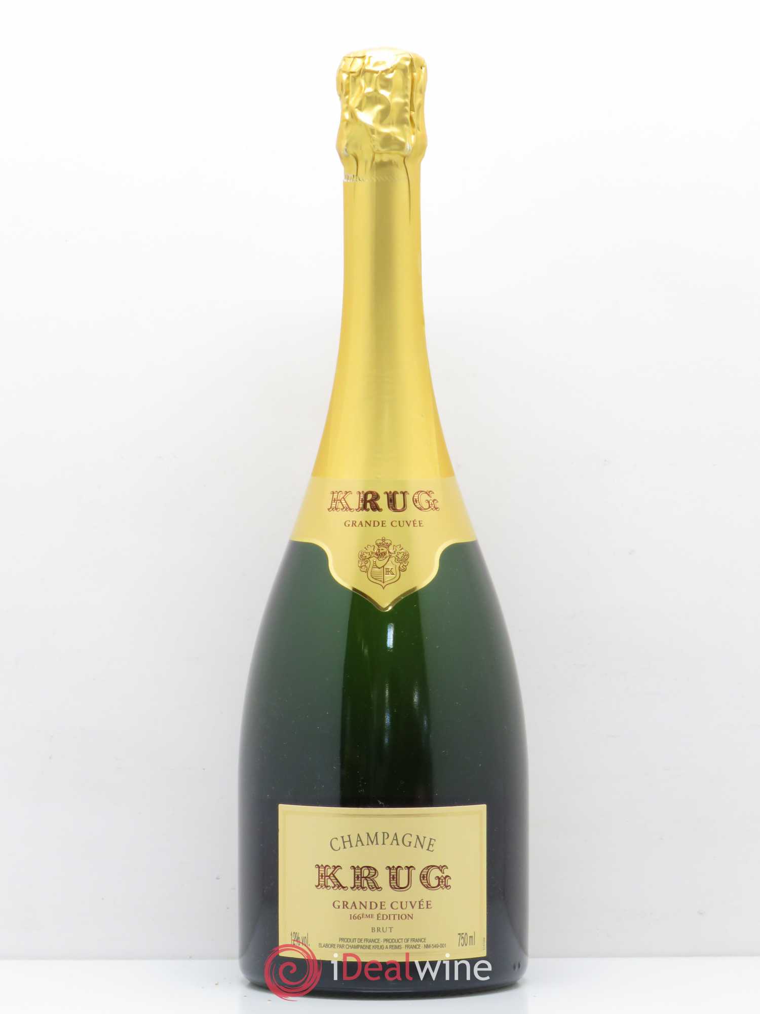 Grande Cuvée Brut Krug 166ème édition - Lot de 1 bouteille - 0