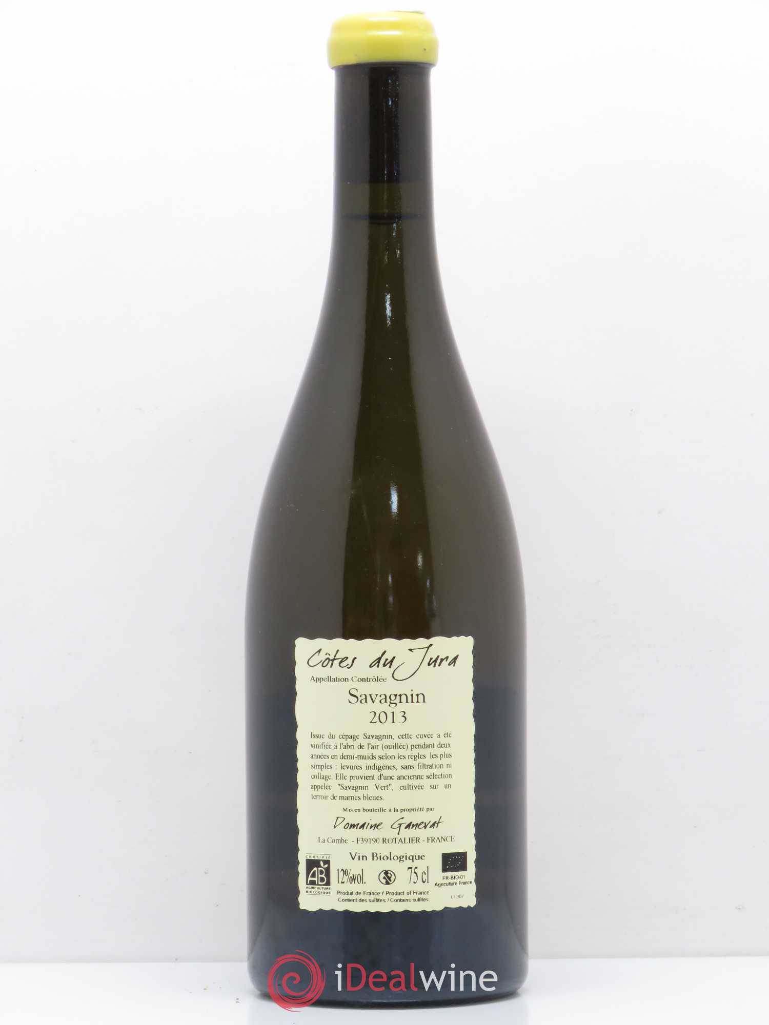 Côtes du Jura Les Chalasses Marnes Bleues Jean-François Ganevat (Domaine) 2013 - Lot de 1 bouteille - 1