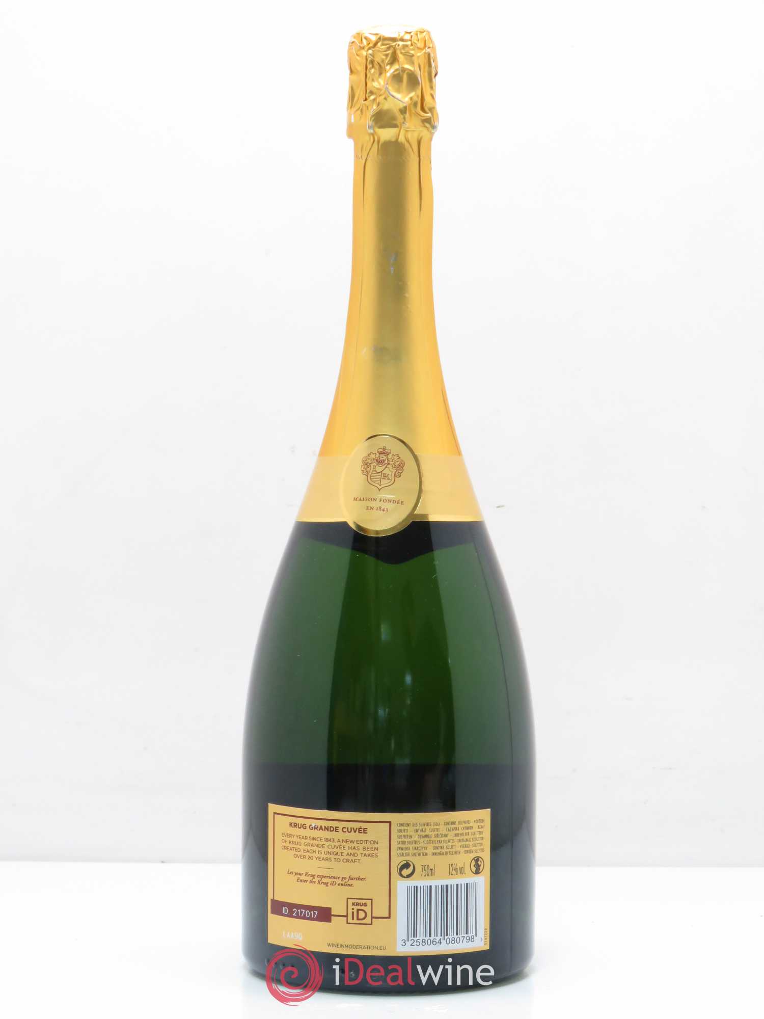 Grande Cuvée Brut Krug - Lot de 1 bouteille - 1