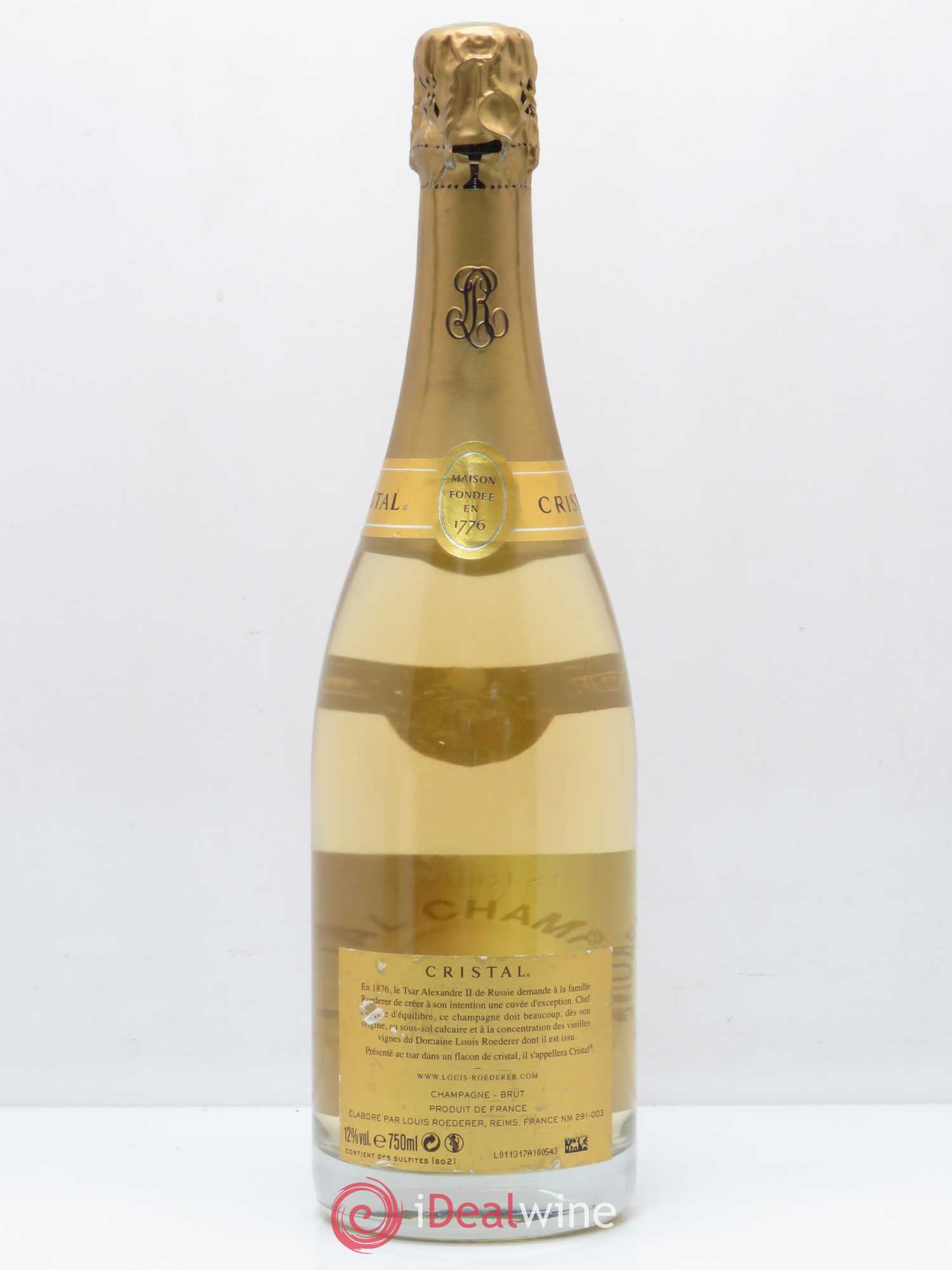 Cristal Louis Roederer 2009 - Lot de 1 bouteille - 1