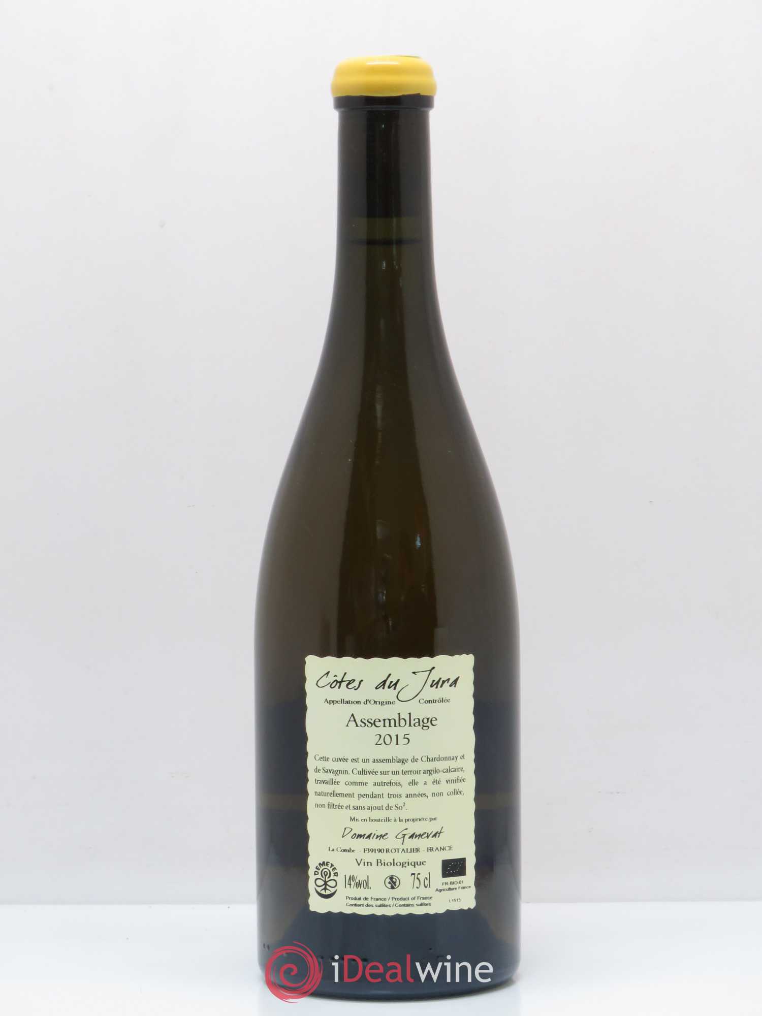 Côtes du Jura Cuvée Orégane Jean-François Ganevat (Domaine) 2015 - Lot de 1 bouteille - 1