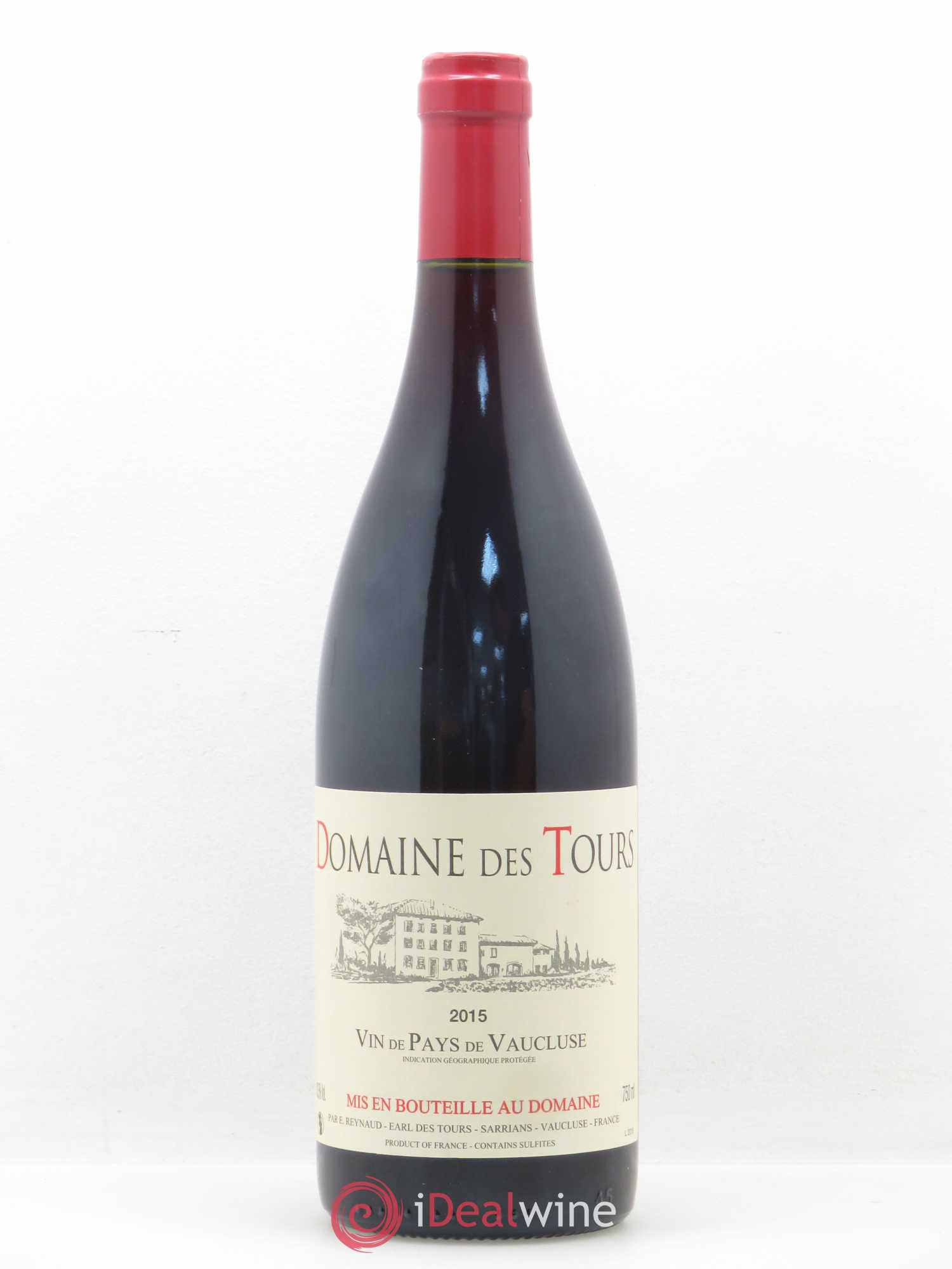 Vaucluse (Vin de Pays de Vaucluse) Domaine des Tours Emmanuel Reynaud 2015 - Lot de 1 bouteille - 0