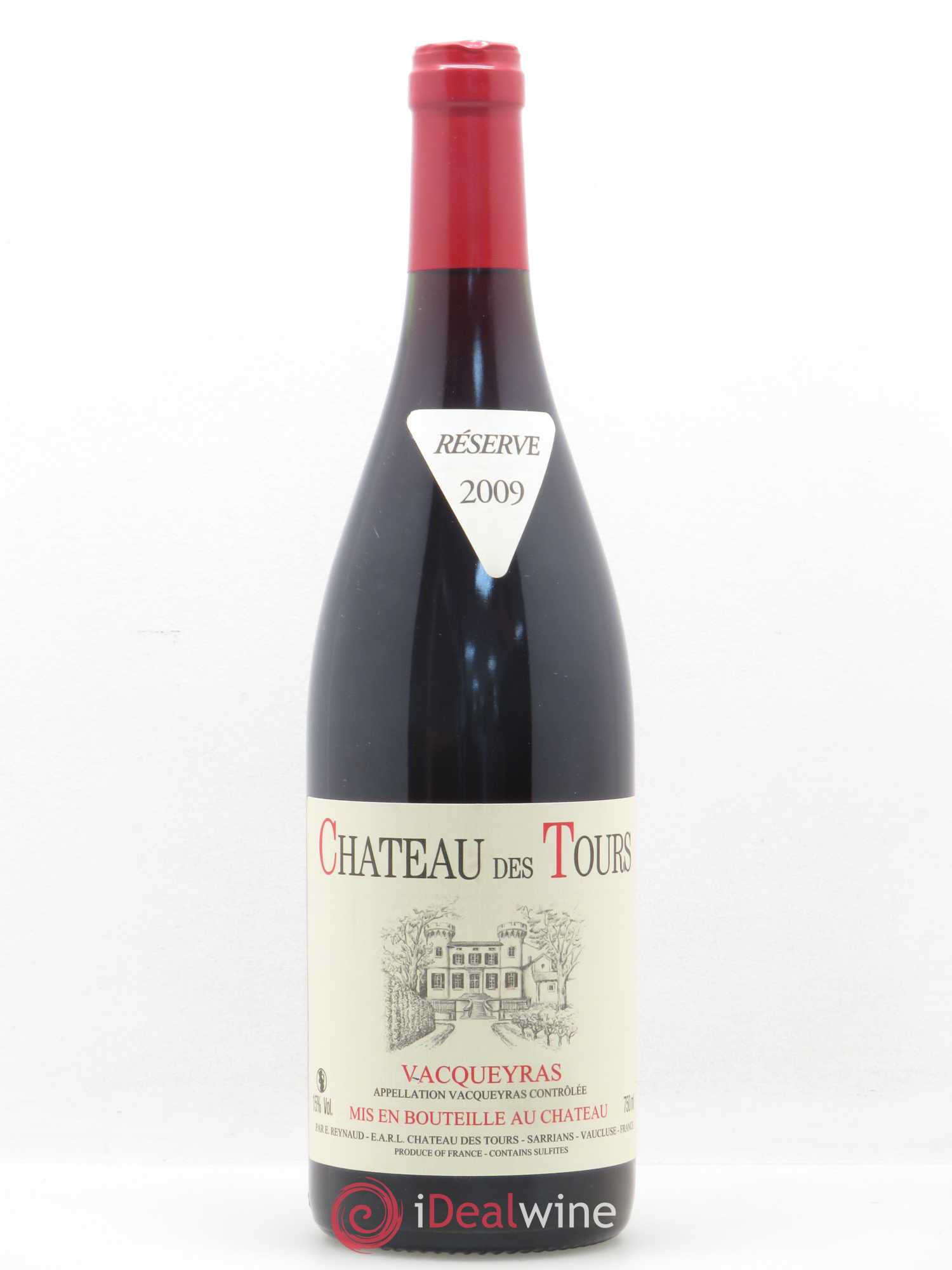 Vacqueyras Château des Tours Emmanuel Reynaud 2009 - Lot de 1 bouteille - 0