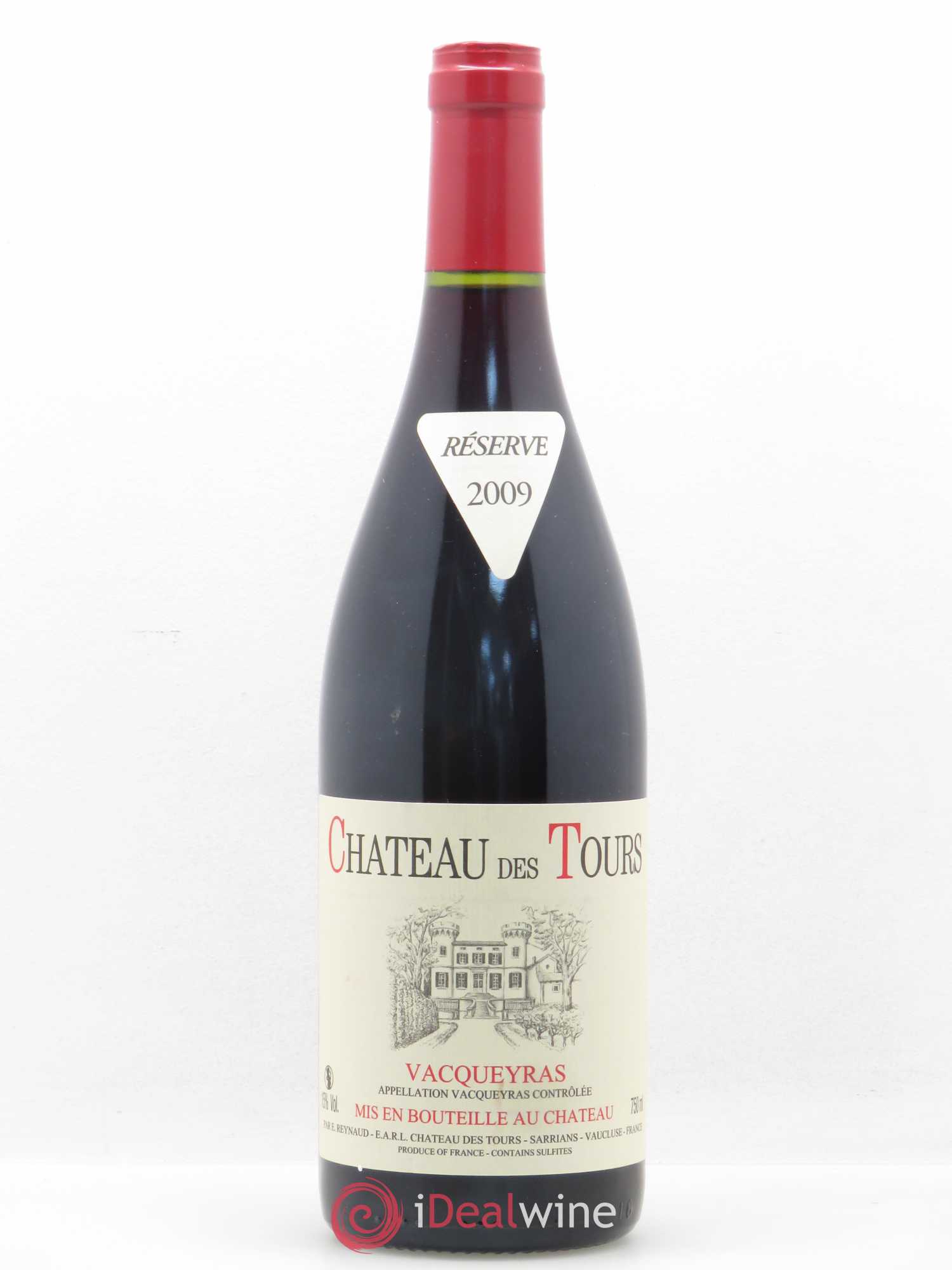 Vacqueyras Château des Tours Emmanuel Reynaud 2009 - Lot de 1 bouteille - 0