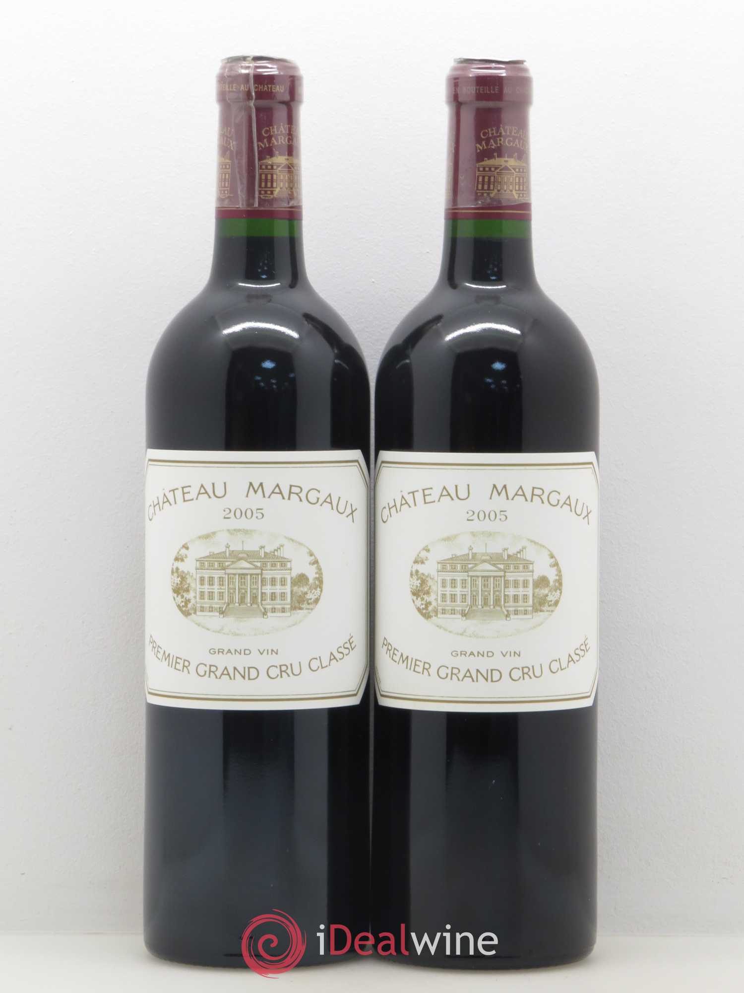 Château Margaux 1er Grand Cru Classé 2005 - Lot de 2 bouteilles - 0