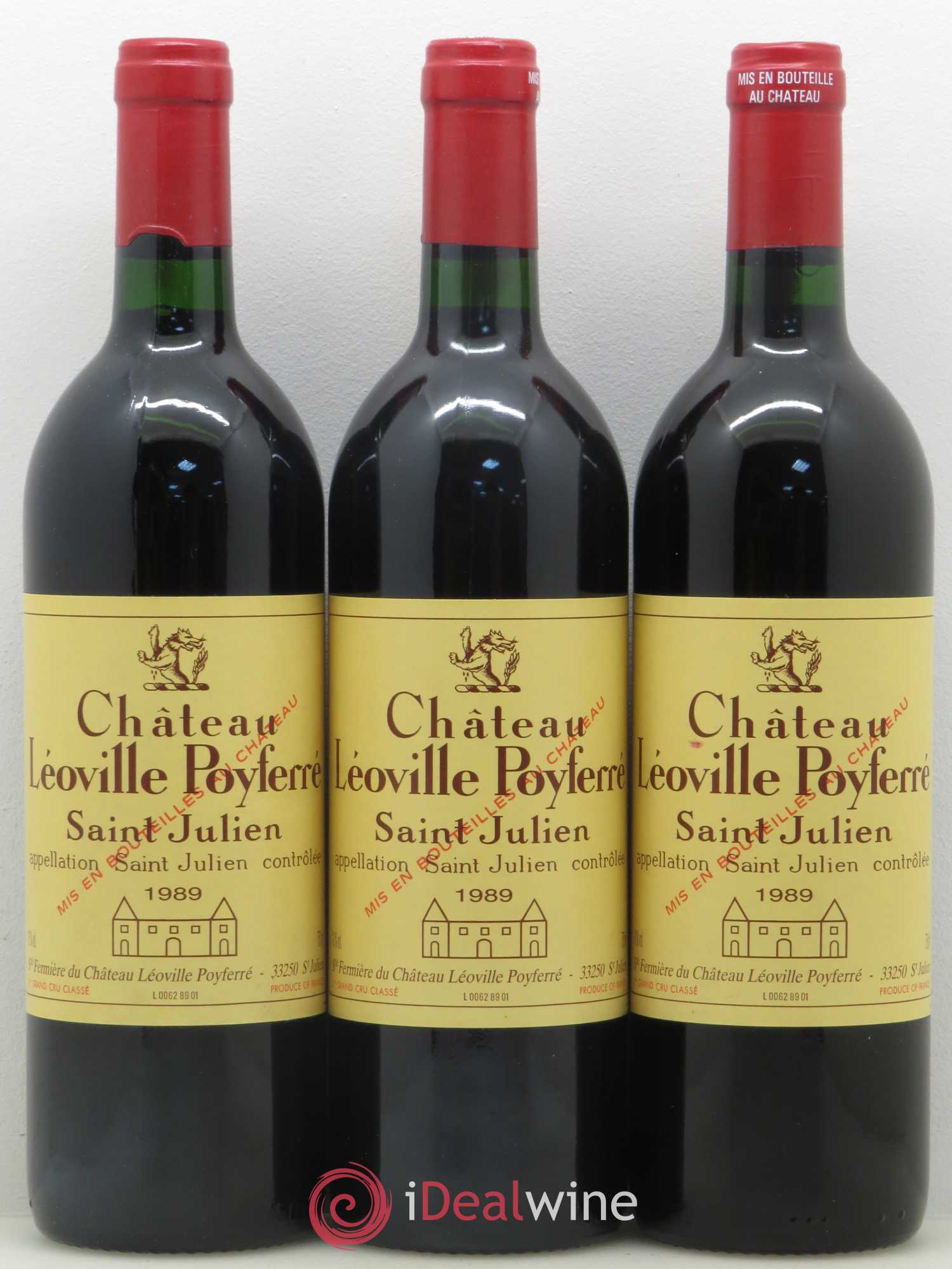 Château Léoville Poyferré 2ème Grand Cru Classé 1989 - Lotto di 6 bottiglie - 2