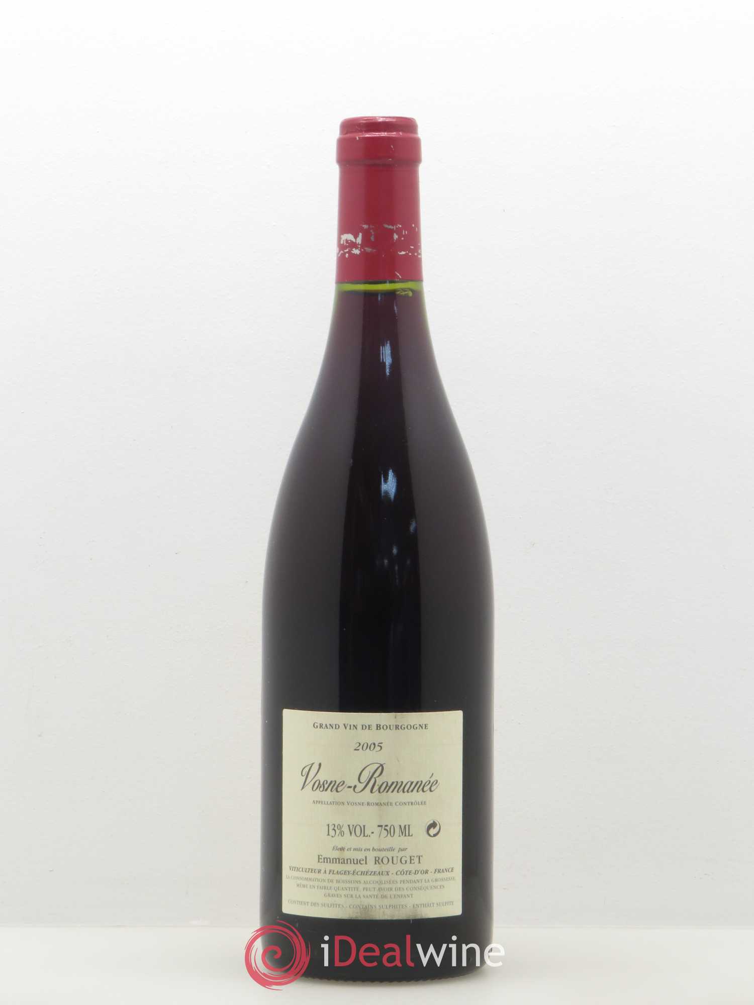 Vosne-Romanée Emmanuel Rouget 2005 - Lot de 1 bouteille - 1