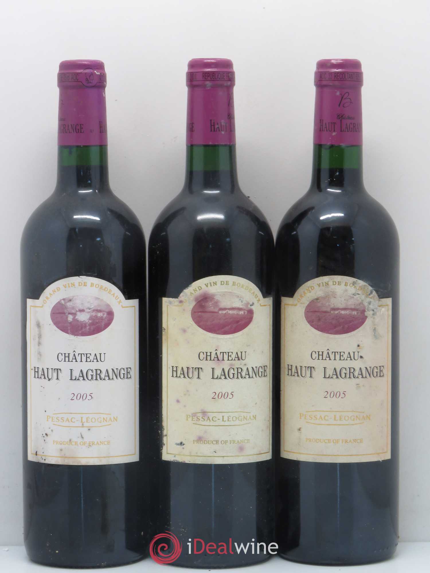 Pessac-Léognan Château Haut Lagrange 2005 - Lot of 12 bottles - 2