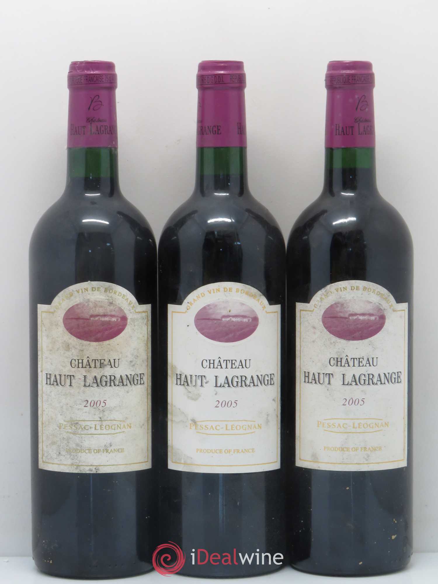Pessac-Léognan Château Haut Lagrange 2005 - Lot of 12 bottles - 4