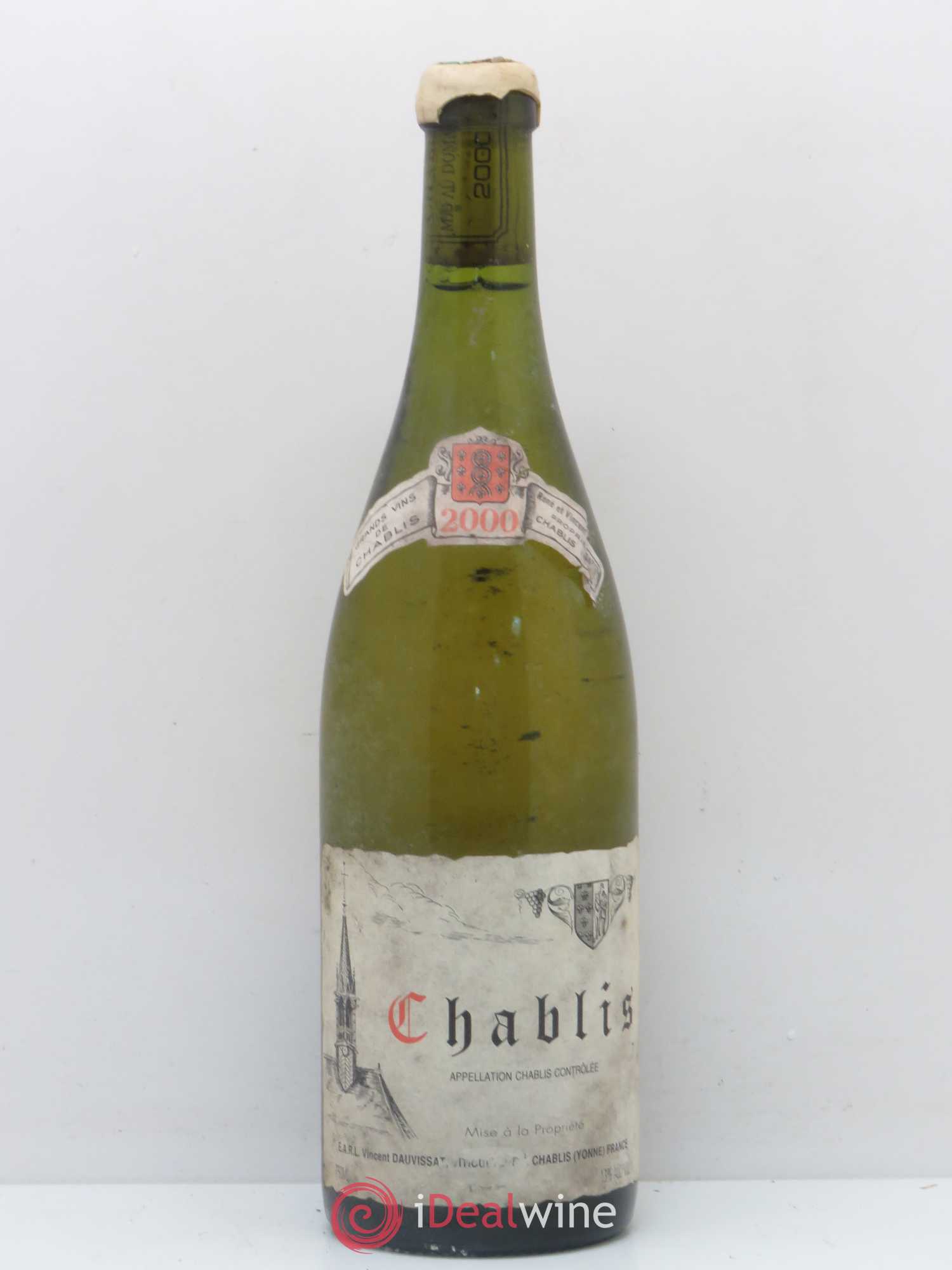 Chablis Vincent Dauvissat (Domaine) 2000 - Lot de 1 bouteille - 0