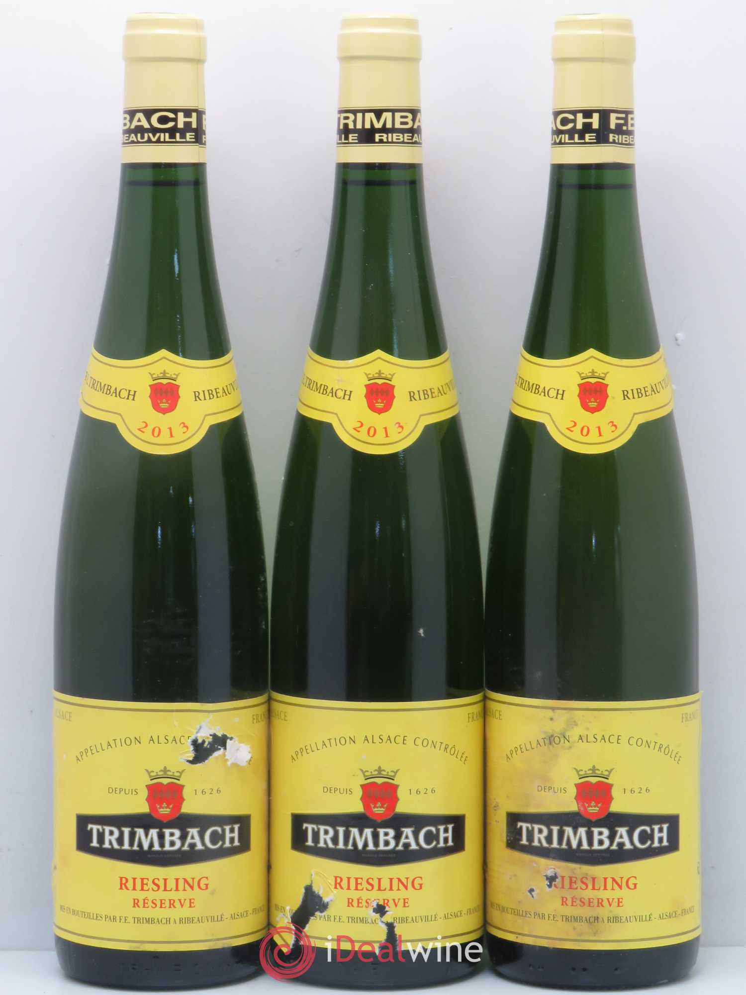 Alsace Riesling Réserve Trimbach (Domaine) 2013 - Lot de 6 bouteilles - 2