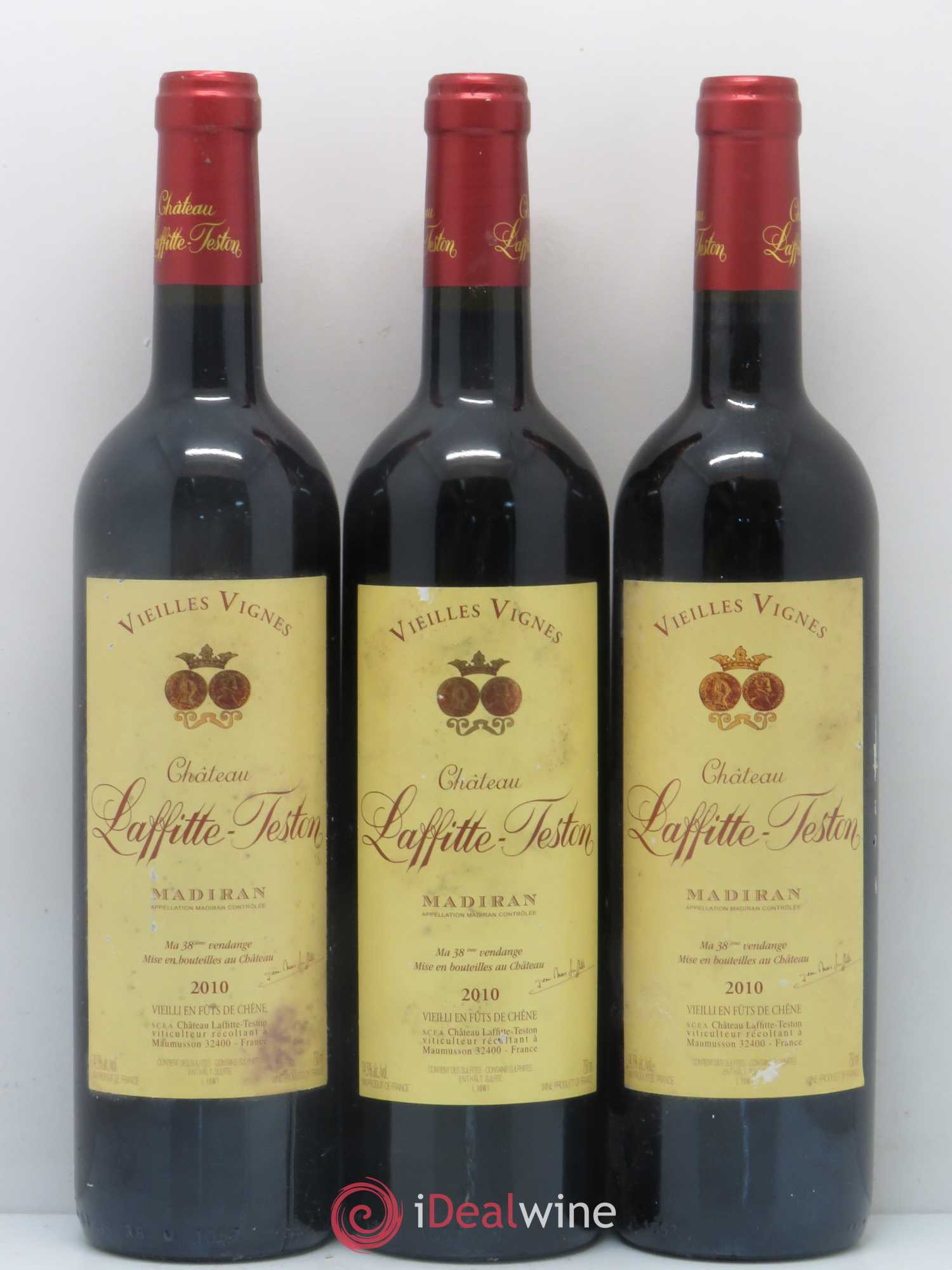 Madiran Vieilles Vignes Laffite Teston 2010 - Lot de 6 bouteilles - 1