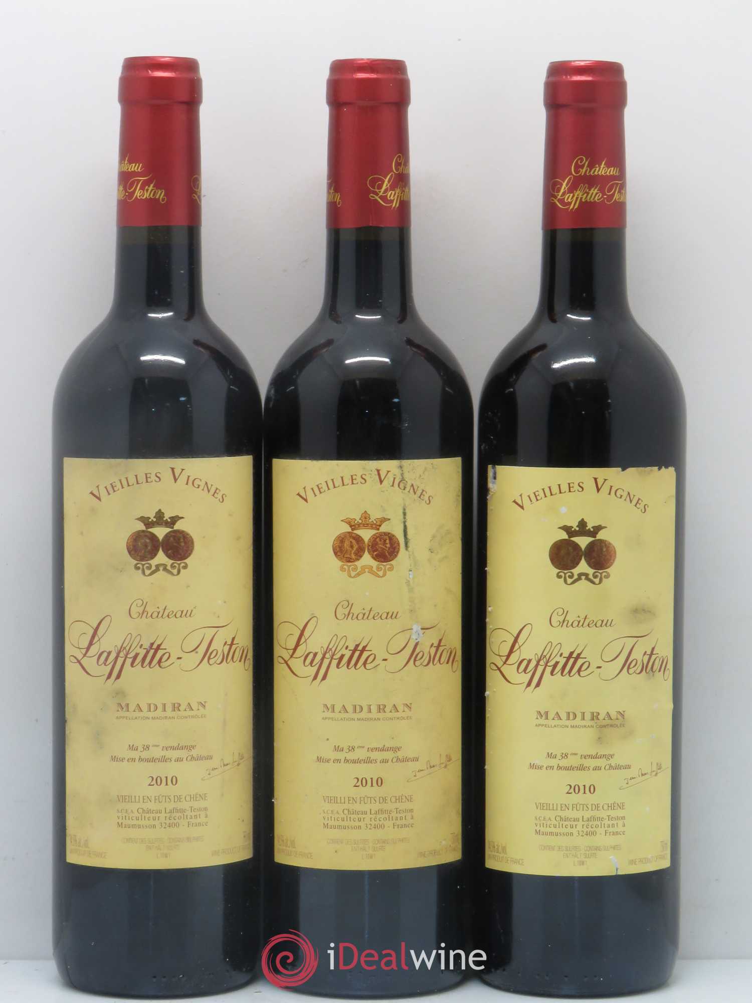 Madiran Vieilles Vignes Laffite Teston 2010 - Lot de 6 bouteilles - 2