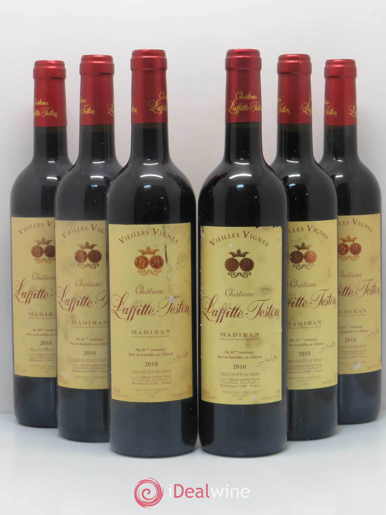 Madiran Vieilles Vignes Laffite Teston 2010 - Lot de 6 bouteilles - 0