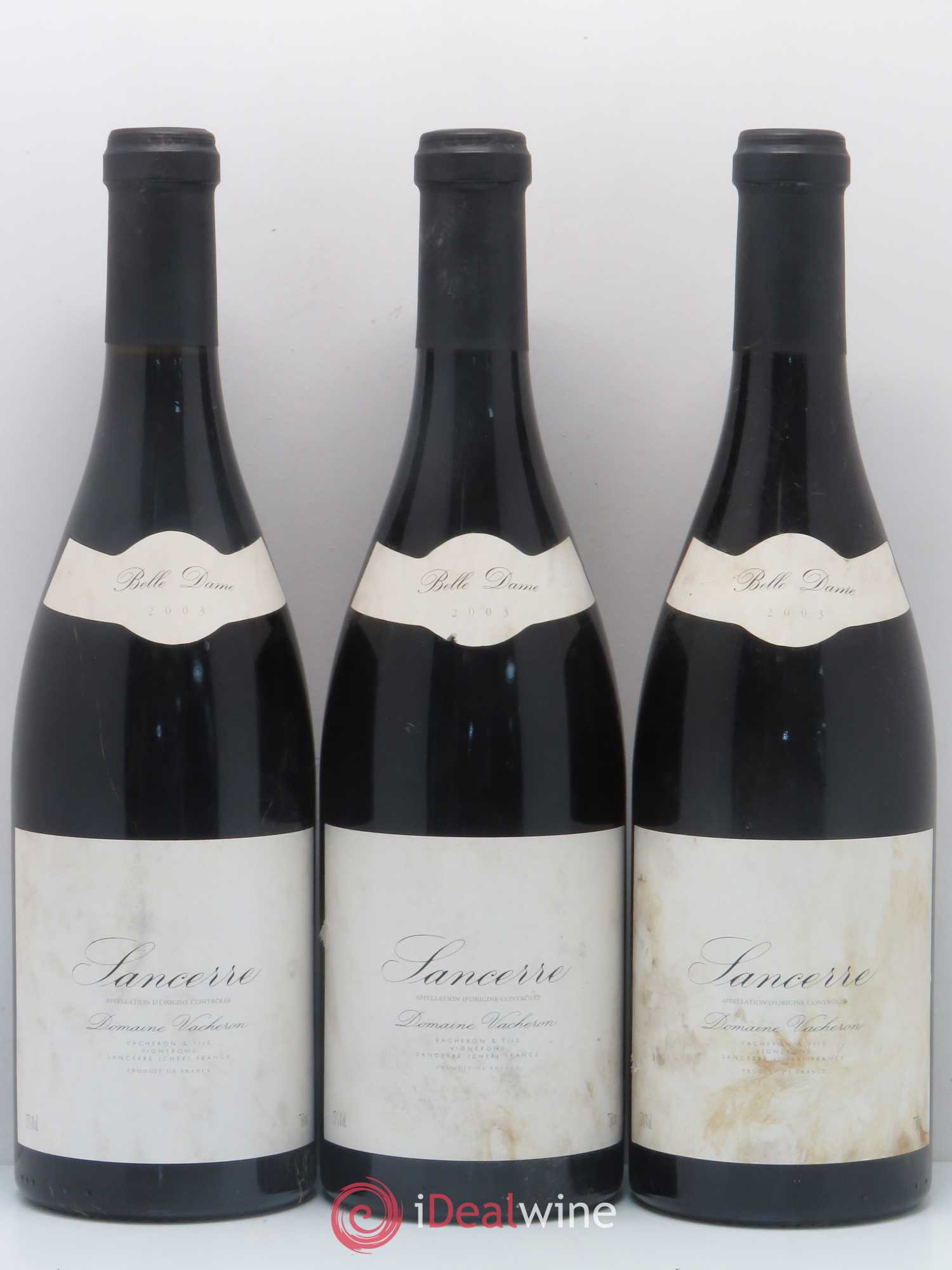 Sancerre Belle-Dame Domaine Vacheron et Fils 2003 - Lot de 6 bouteilles - 2