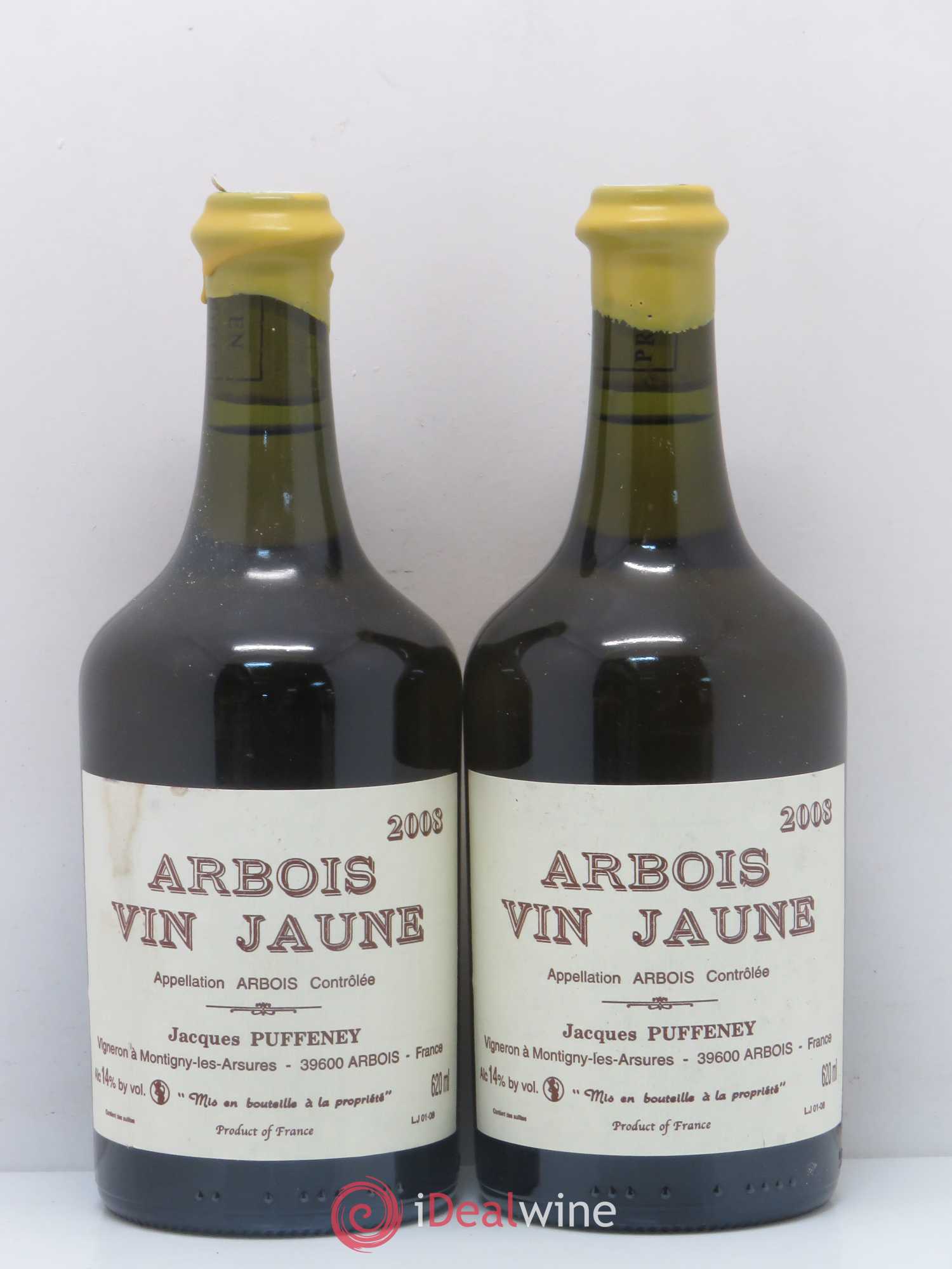 Arbois Vin Jaune Jacques Puffeney 2008 - Posten von 2 Flaschen - 0