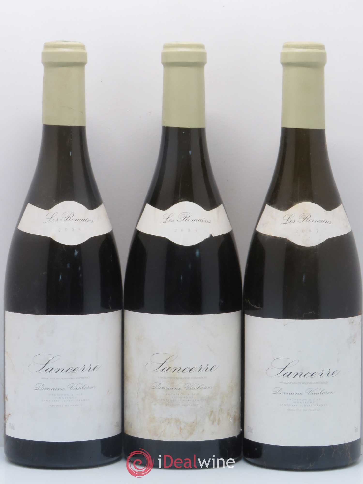 Sancerre Les Romains Domaine Vacheron et Fils 2003 - Lot de 6 bouteilles - 2