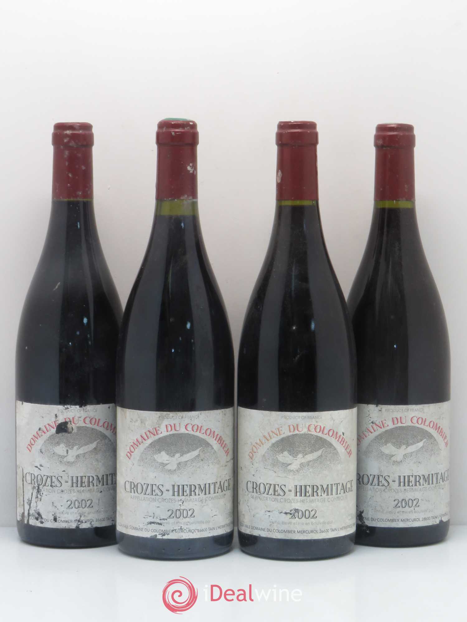 Crozes-Hermitage Domaine du Colombier 2002 - Posten von 4 Flaschen - 0