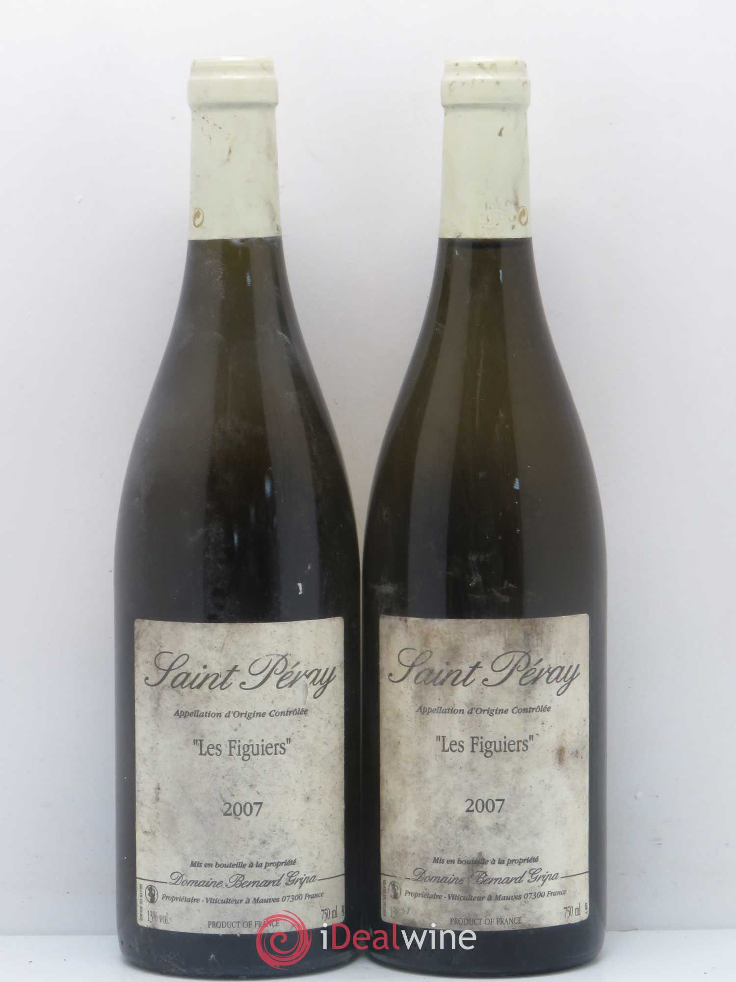 Saint-Péray Les Figuiers Bernard Gripa (Domaine) 2007 - Lot de 5 bouteilles - 2