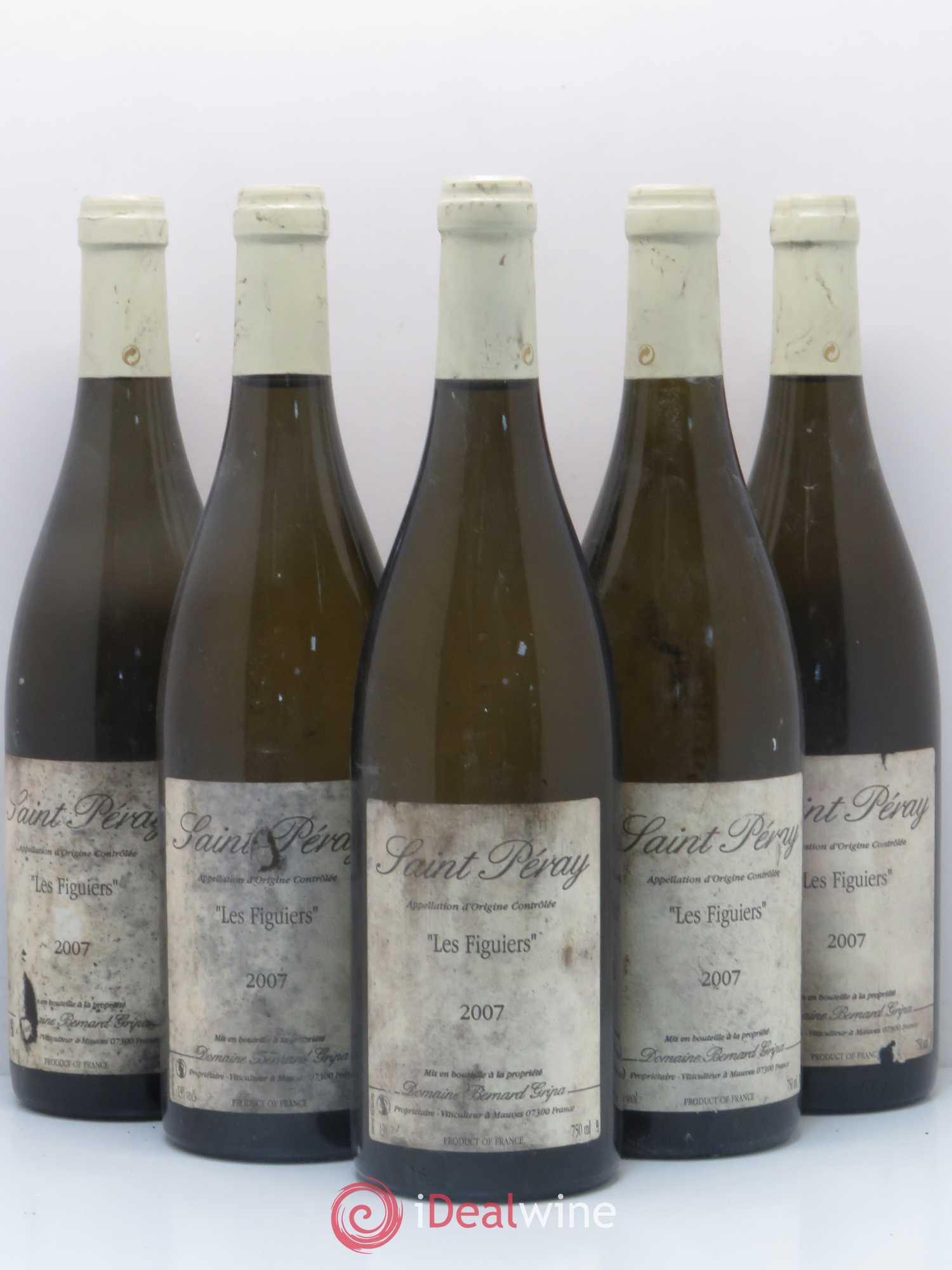 Saint-Péray Les Figuiers Bernard Gripa (Domaine) 2007 - Lot de 5 bouteilles - 0