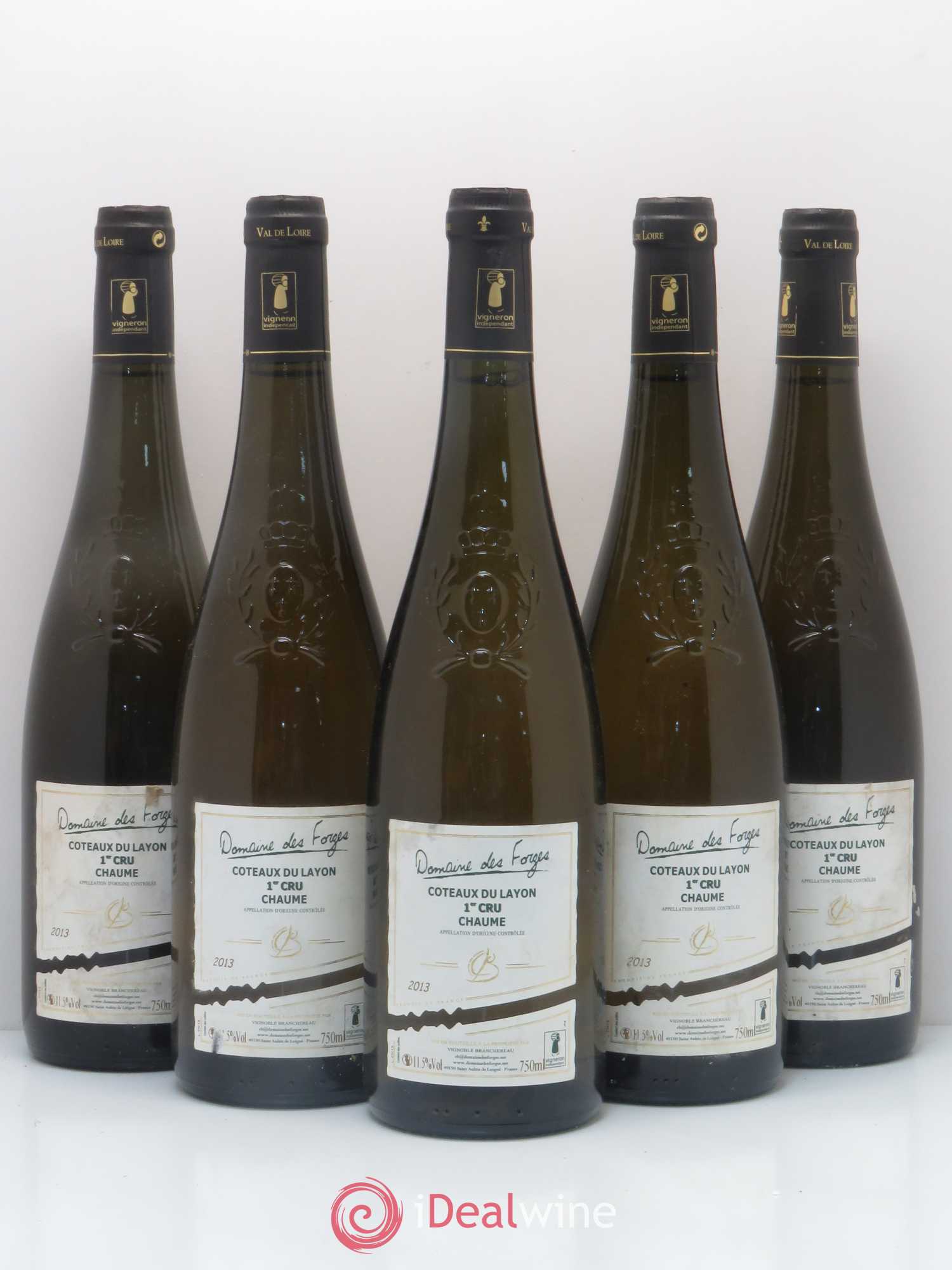 Coteaux du Layon Premier Cru Chaume Domaine Des Forges 2013 - Lotto di 5 bottiglie - 0