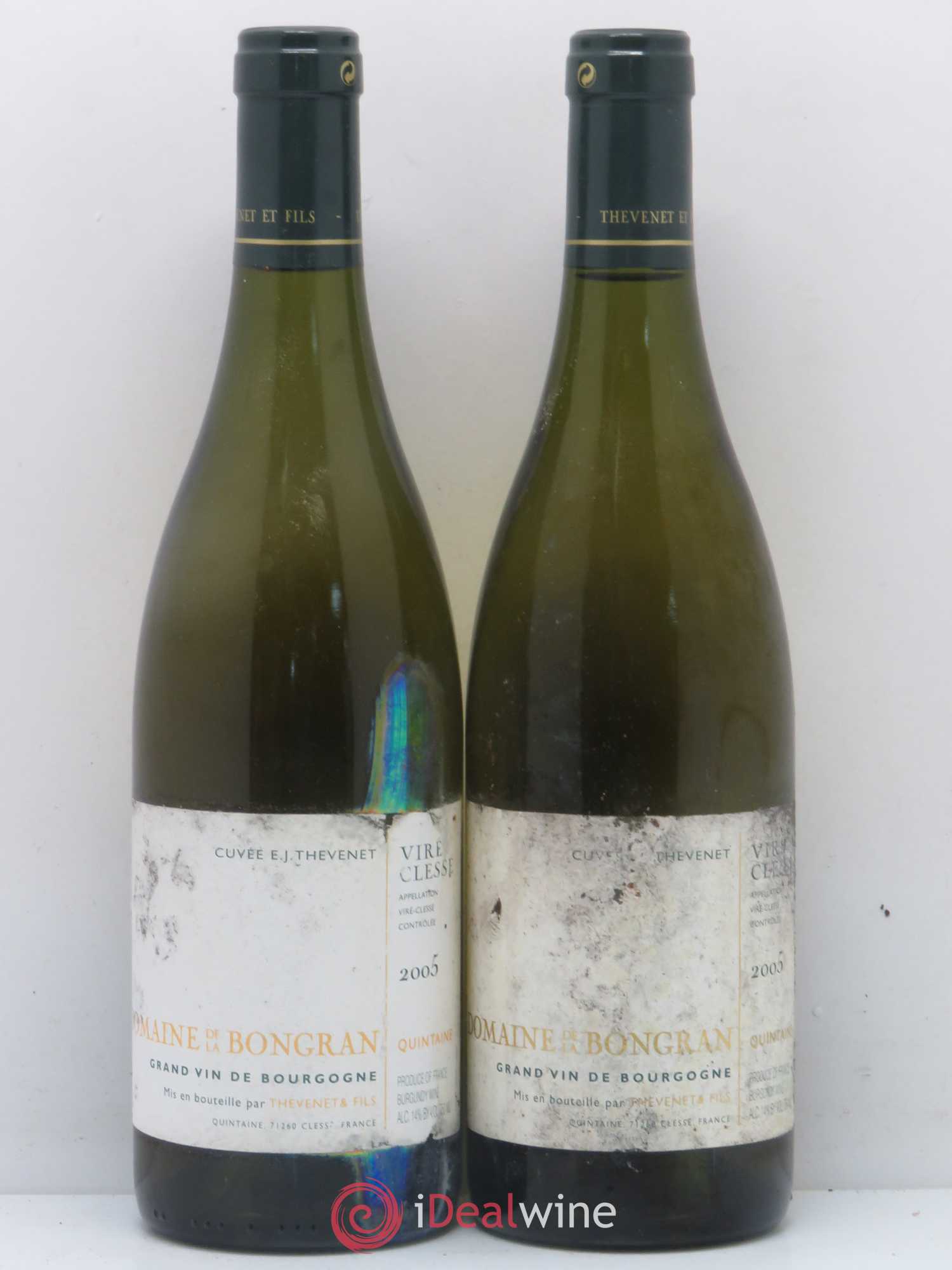 Viré-Clessé Quintaine cuvée E.J Thevenet Domaine de la Bongran 2005 - Posten von 2 Flaschen - 0