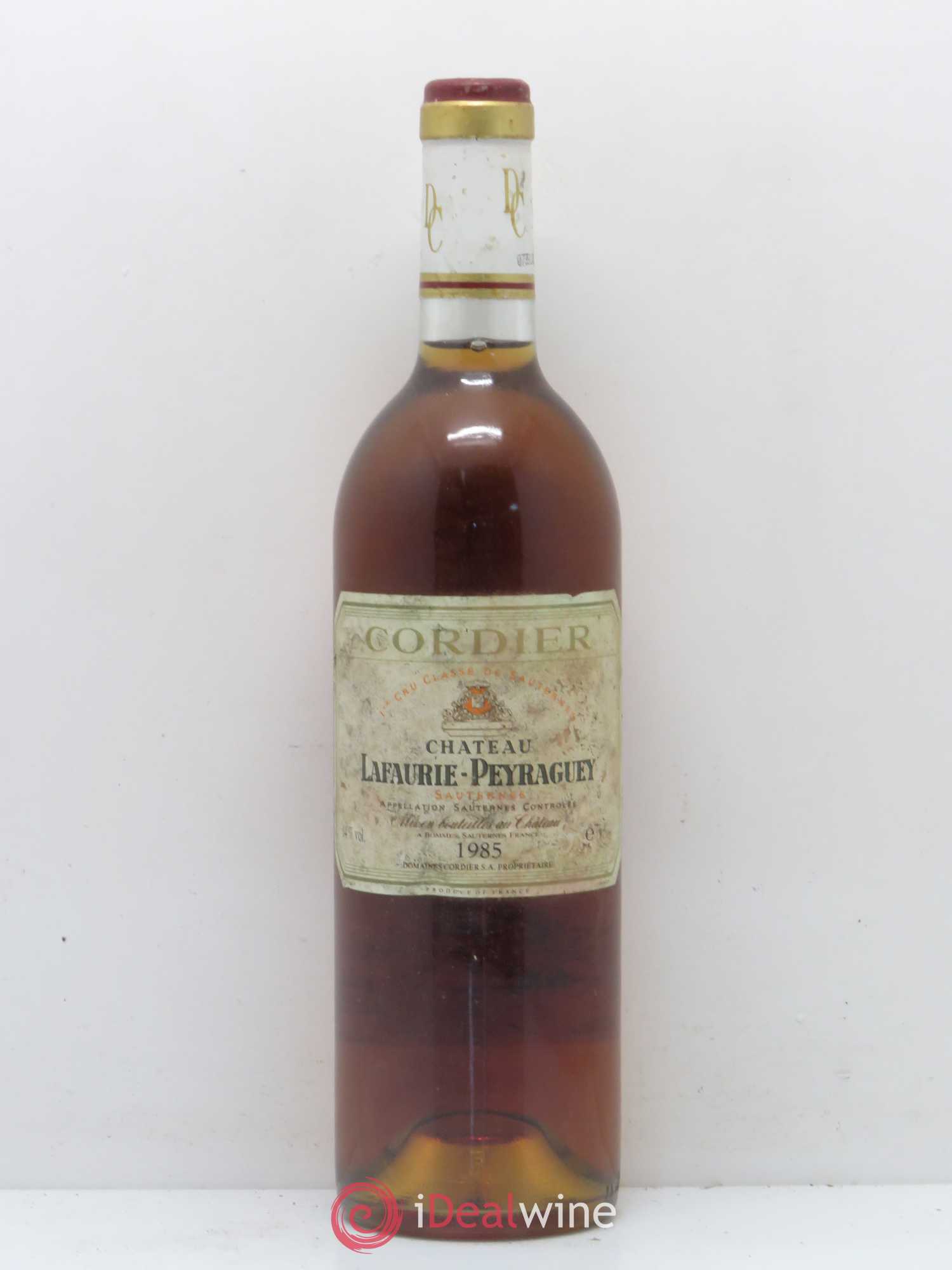 Château Lafaurie-Peyraguey 1er Grand Cru Classé 1985 - Lotto di 1 bottiglia - 0