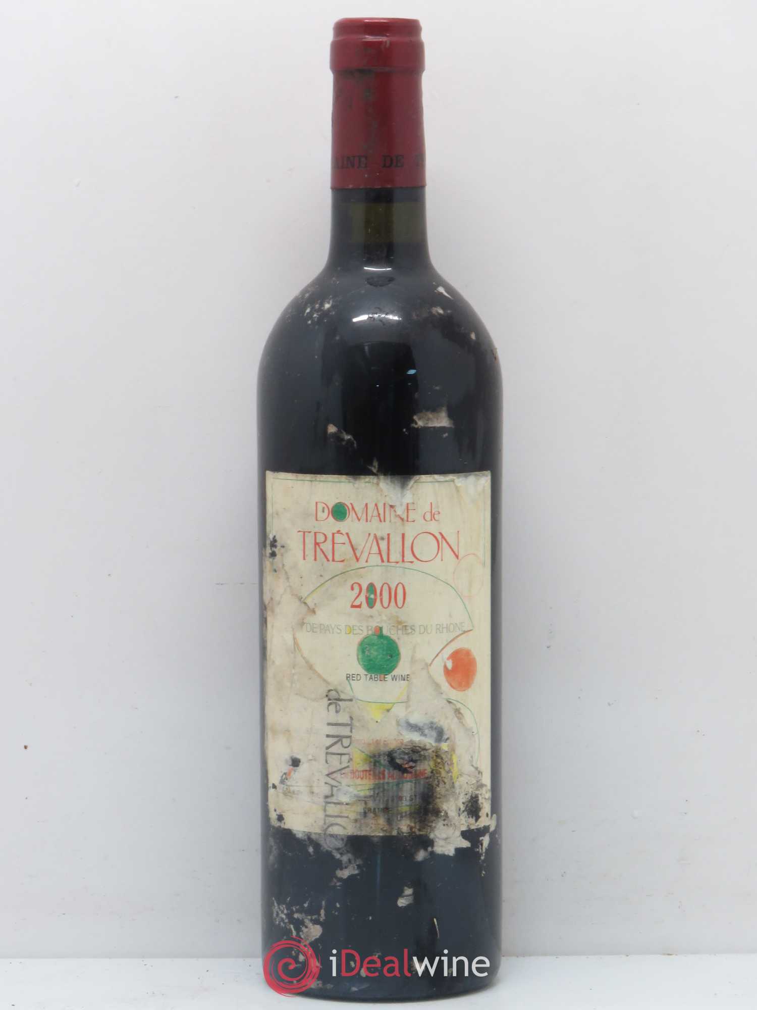 Coteaux d'Aix-en-Provence Trévallon (Domaine de) Eloi Dürrbach 2000 - Lot de 1 bouteille - 0