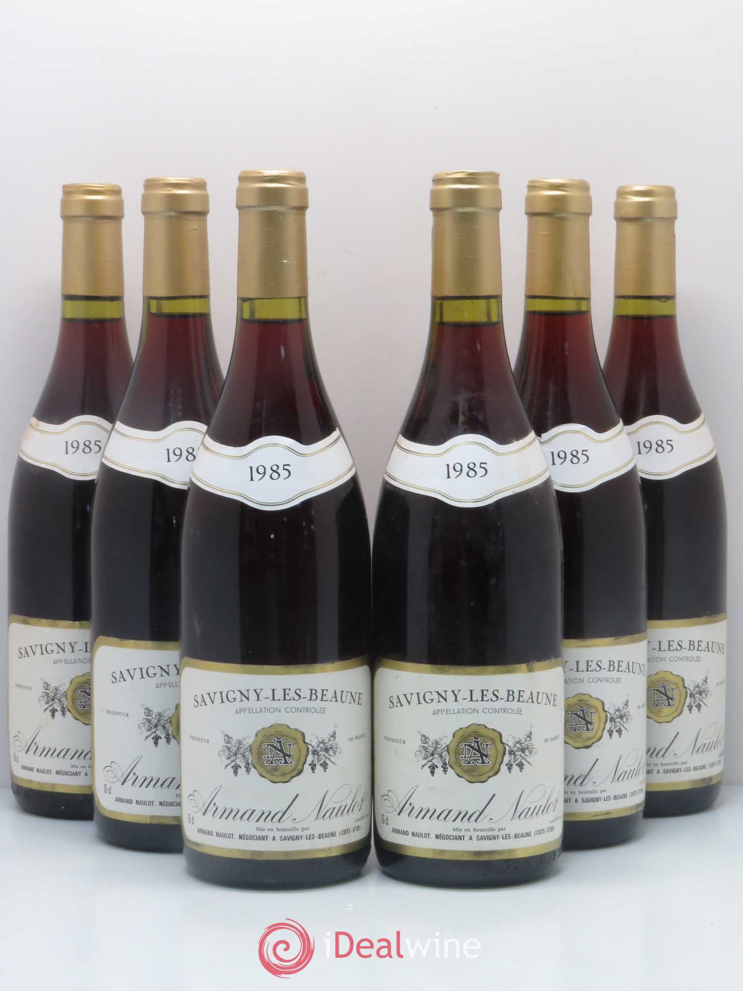 Savigny-lès-Beaune Armand Naulot 1985 - Posten von 6 Flaschen - 0