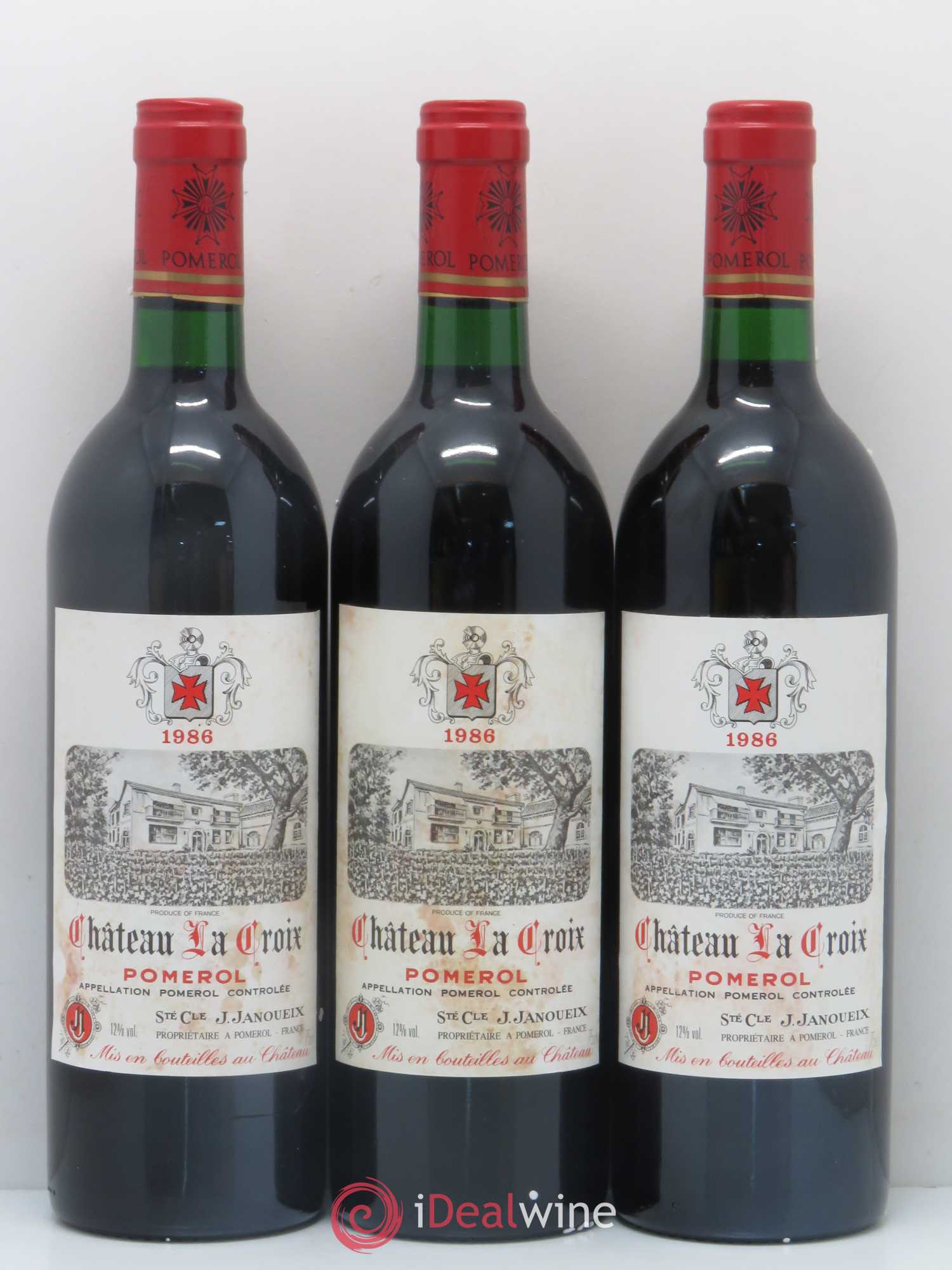 Pomerol Château La Croix 1986 - Posten von 12 Flaschen - 3