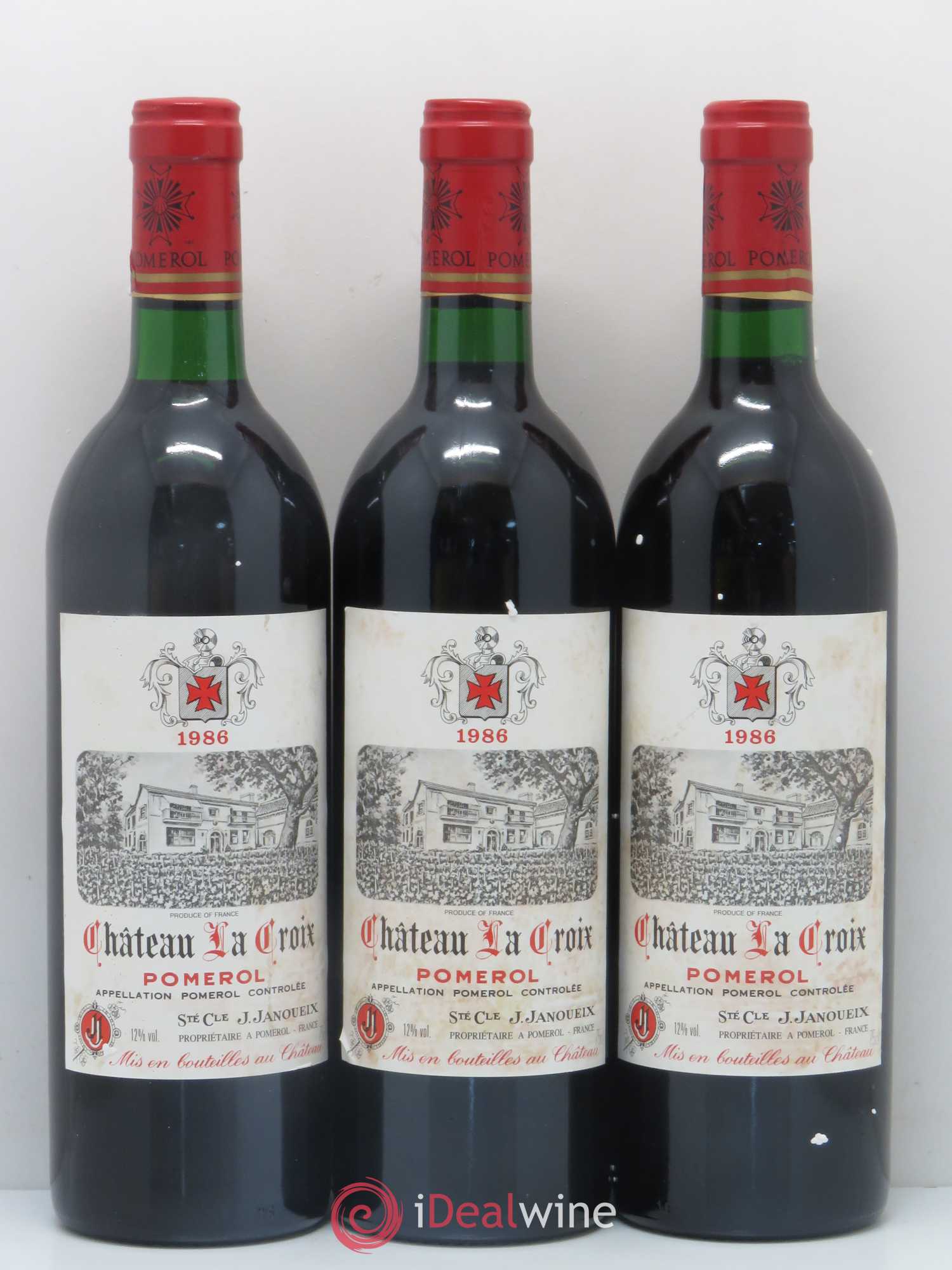 Pomerol Château La Croix 1986 - Posten von 12 Flaschen - 4