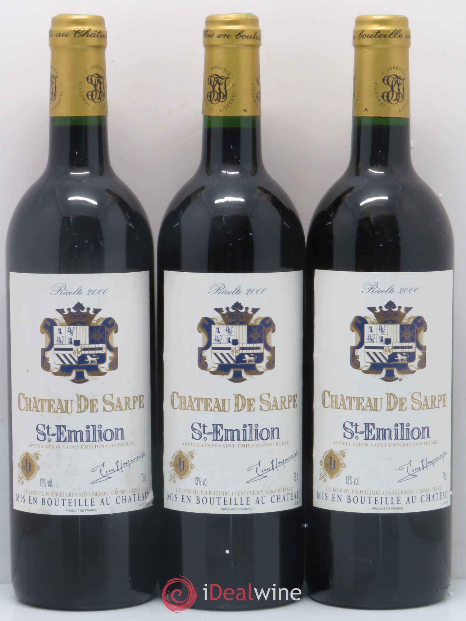 Saint-Émilion Chateau de Sarpe 2000 - Posten von 5 Flaschen - 1