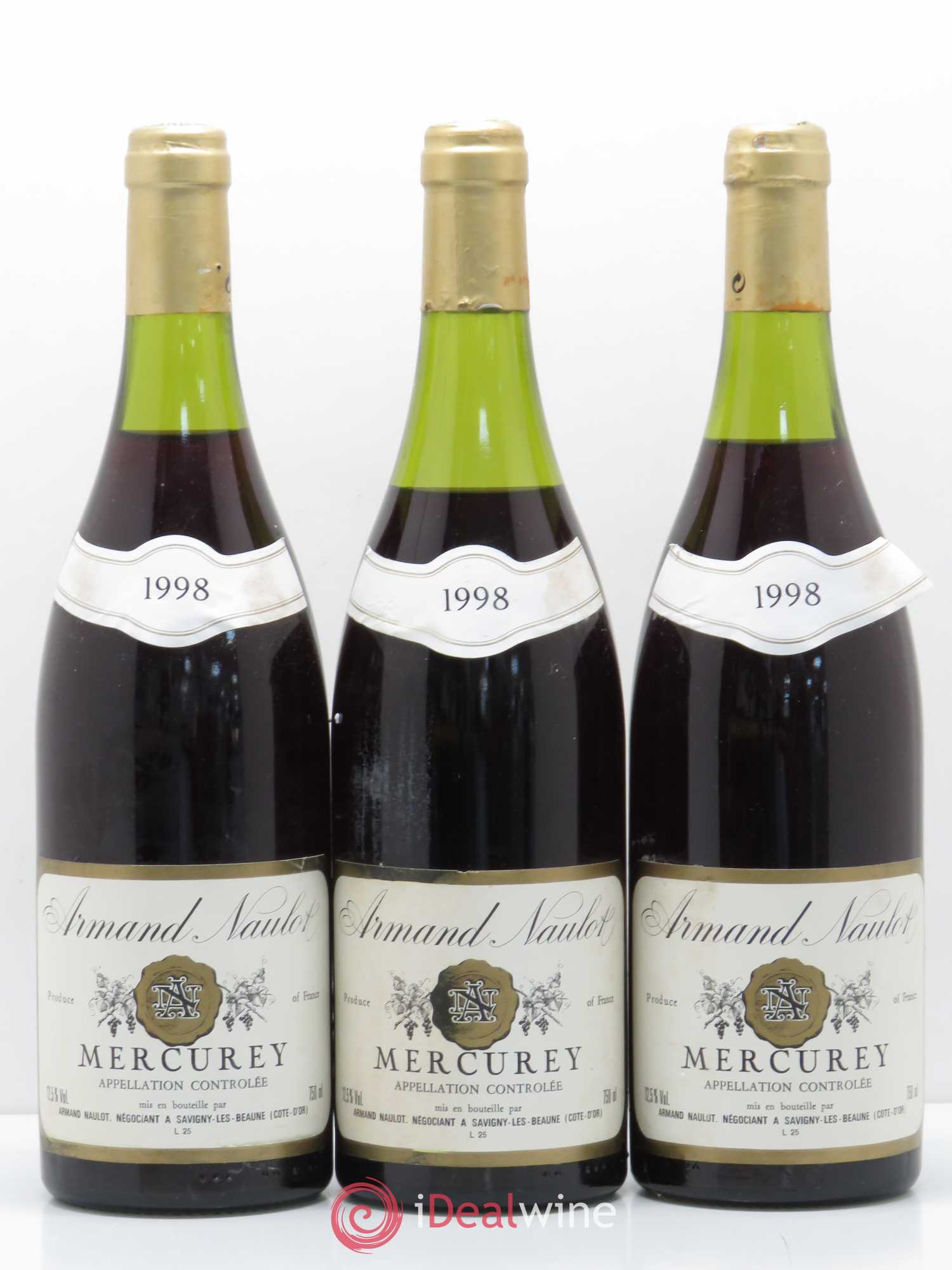 Mercurey Armand Naulot (sans prix de réserve) 1998 - Posten von 6 Flaschen - 2