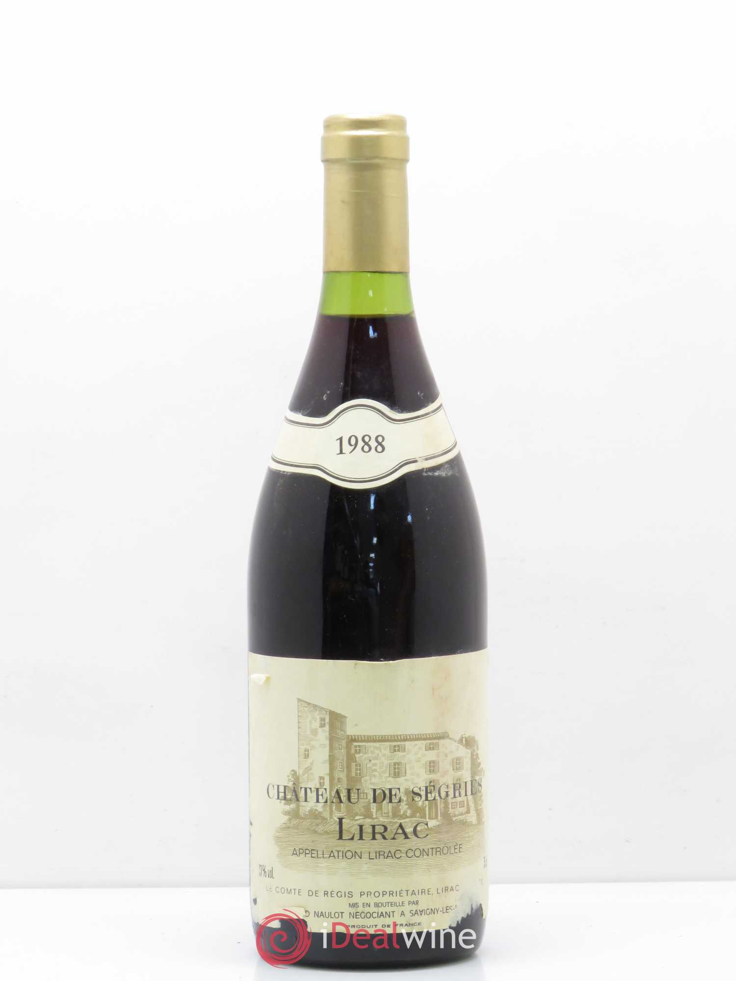 Lirac Château De Segries 1988 - Posten von 1 Flasche - 0