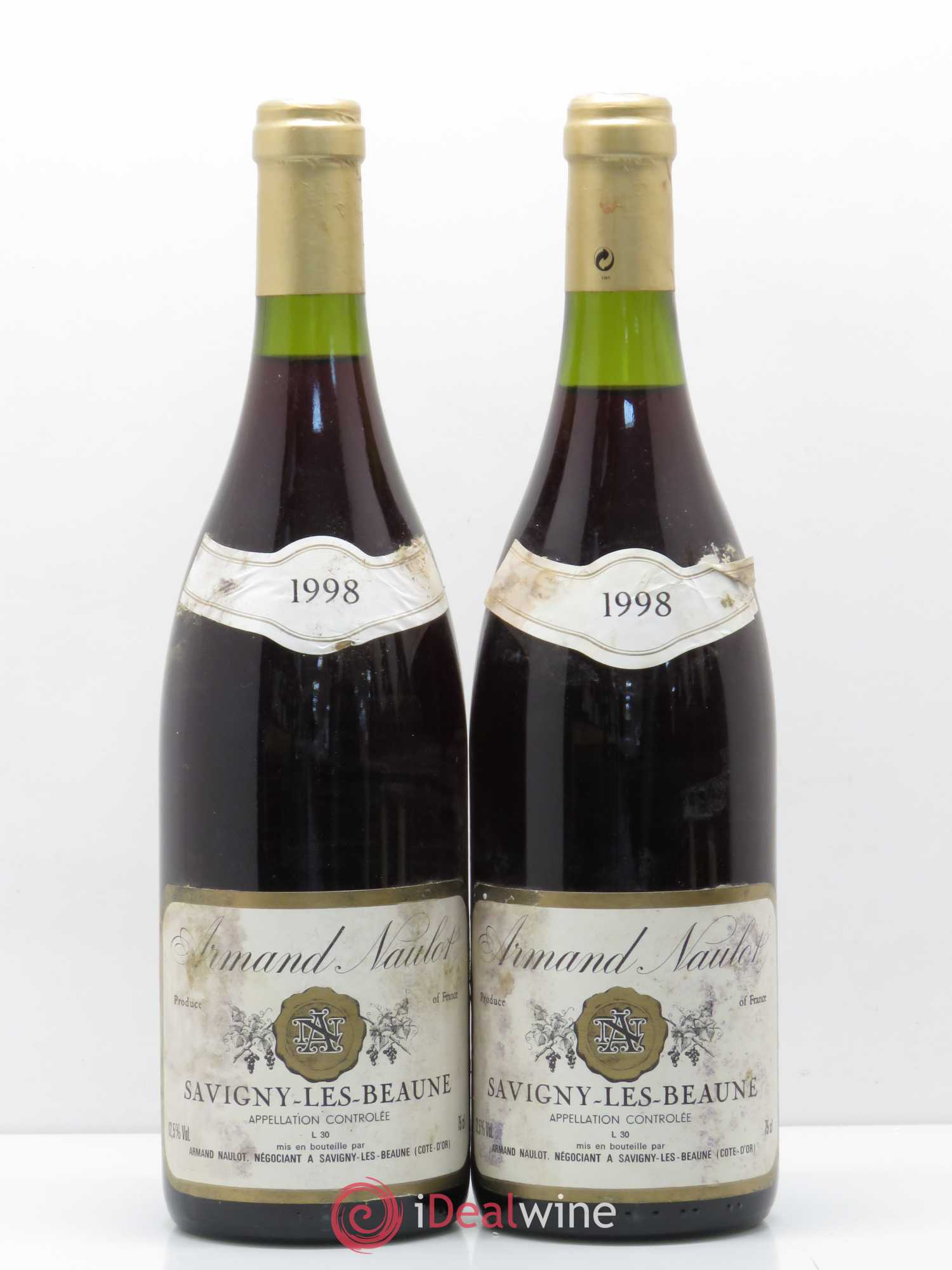 Savigny-lès-Beaune Armand Naulot 1998 - Posten von 5 Flaschen - 2