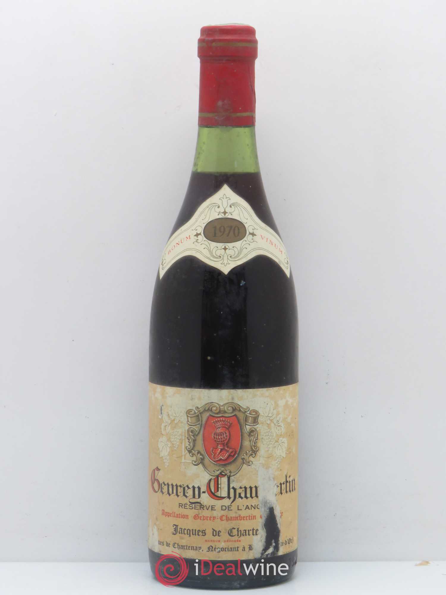 Gevrey-Chambertin Jacques de Chartenay 1970 - Lot de 1 bouteille - 0