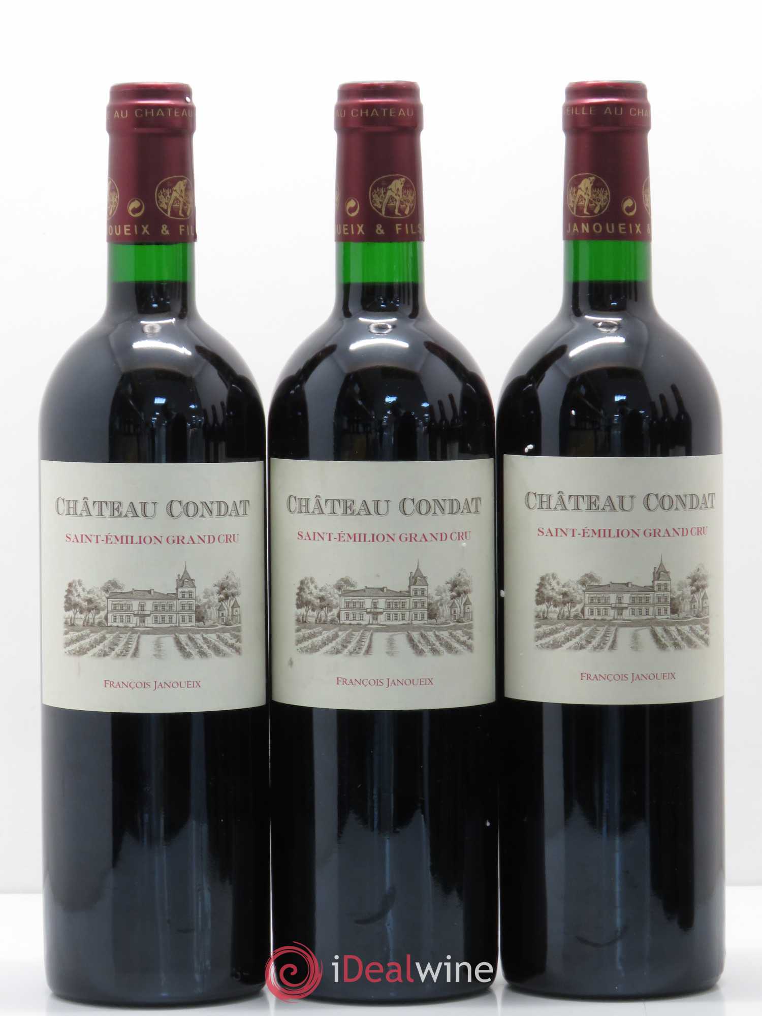 Saint-Émilion Grand Cru Château Condat (sans prix de réserve) 2008 - Lot de 6 bouteilles - 1