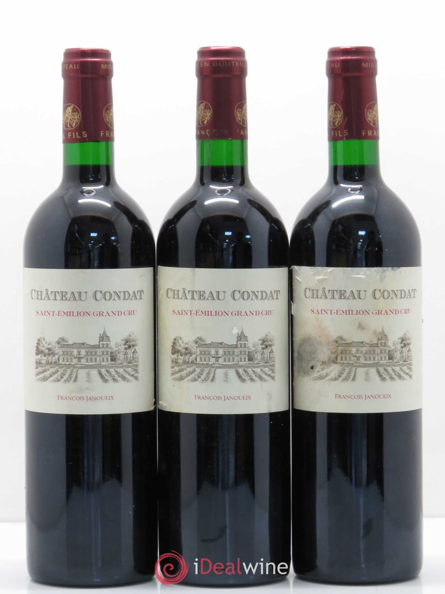 Saint-Émilion Grand Cru Château Gondat 2008 - Posten von 3 Flaschen - 0