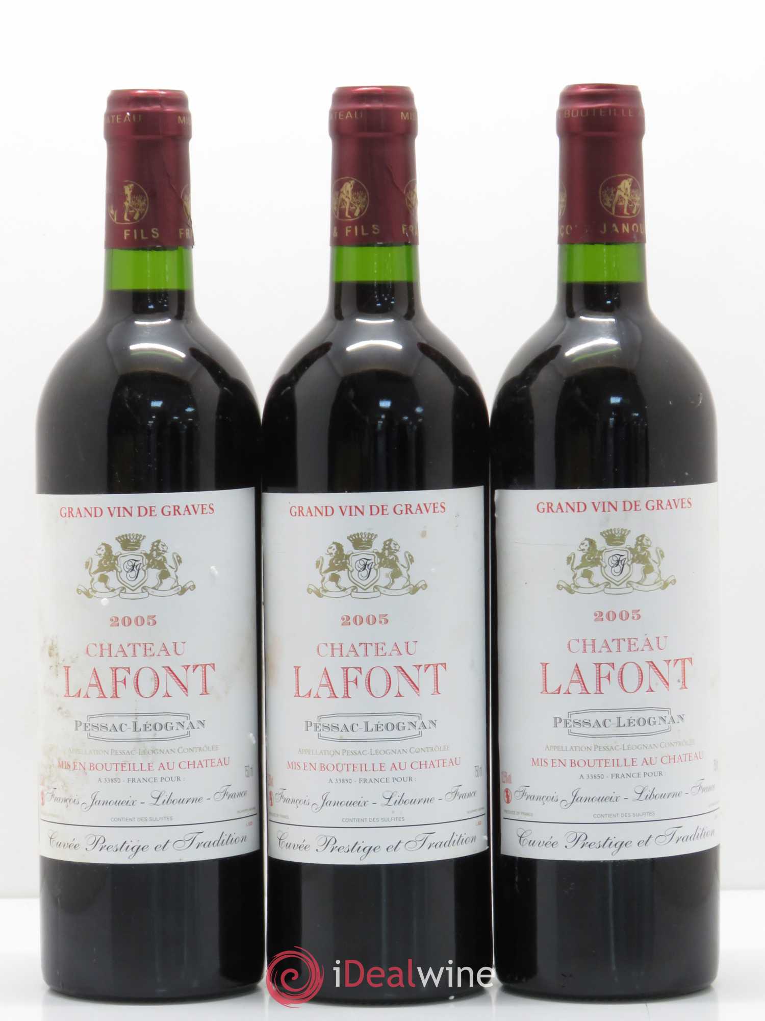 Pessac-Léognan Château Lafont 2005 - Lot de 6 bouteilles - 2
