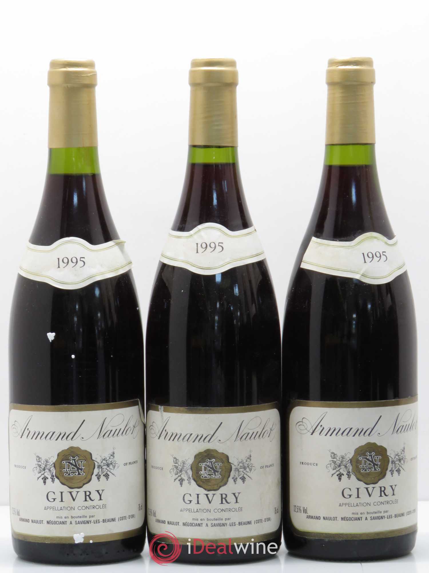 Givry Armand Naulot (sans prix de réserve) 1995 - Posten von 6 Flaschen - 1