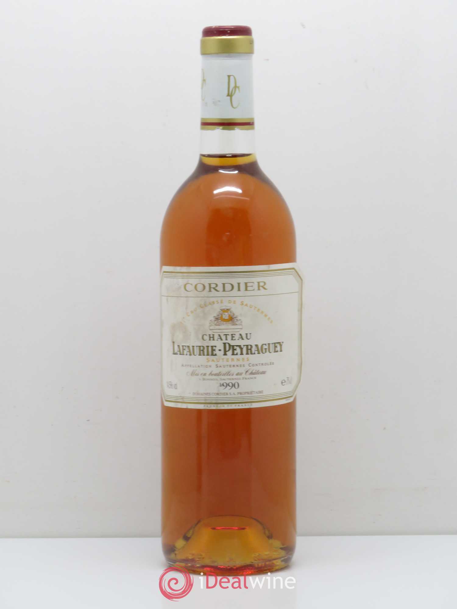 Château Lafaurie-Peyraguey 1er Grand Cru Classé 1990 - Lotto di 1 bottiglia - 0
