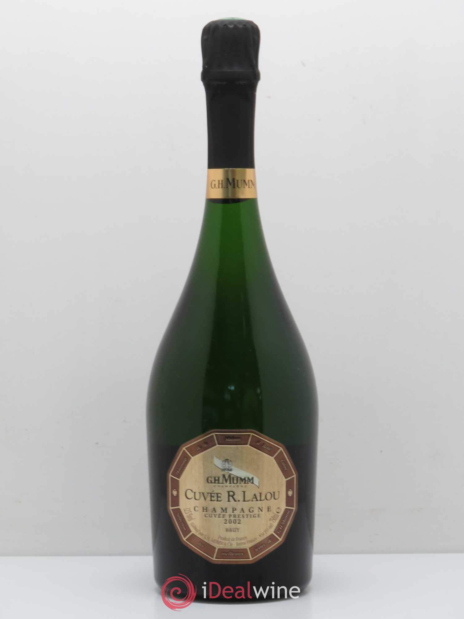 René Lalou Mumm Cuvée prestige 2002 - Posten von 1 Flasche - 0