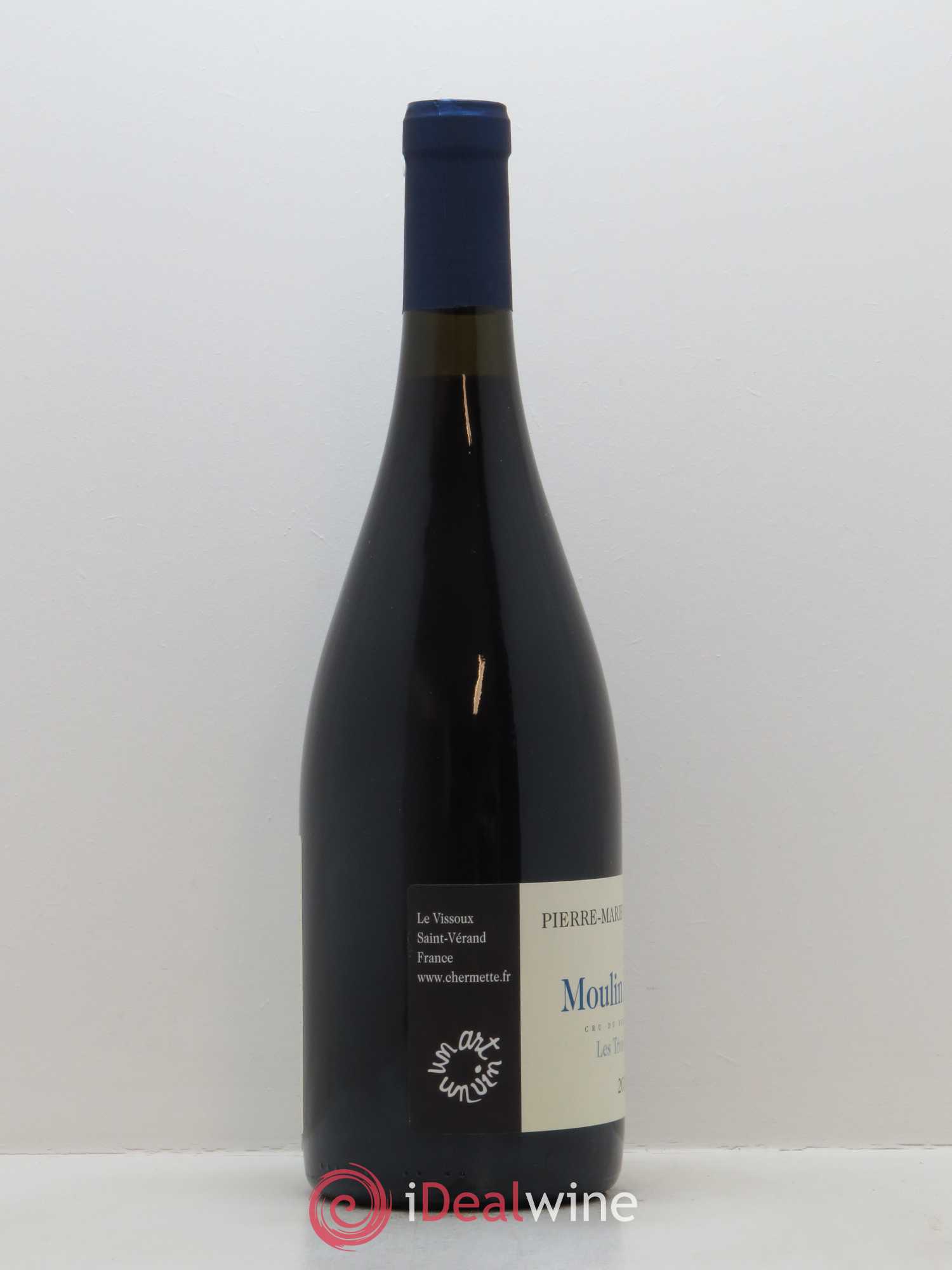 Moulin-à-Vent Les Trois Roches Domaine du Vissoux - P-M. Chermette 2017 - Lot de 1 bouteille - 1